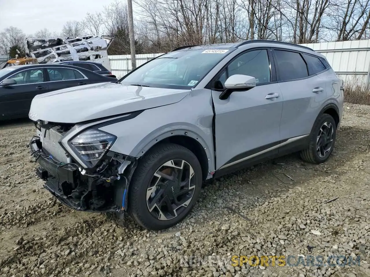 1 fotografías del automóvil dañado 5XYK5CDF5SG261891 KIA SPORTAGE 2025