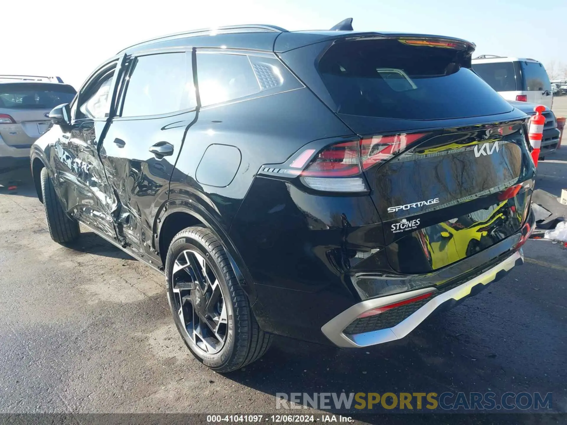 3 fotografías del automóvil dañado 5XYK5CDF6SG232559 KIA SPORTAGE 2025