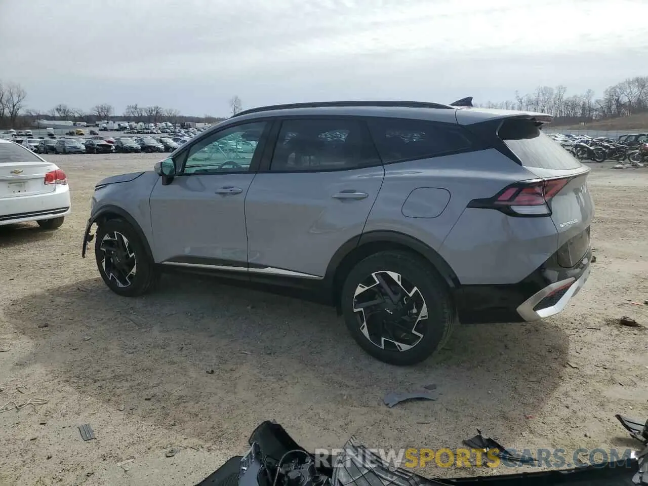 2 fotografías del automóvil dañado 5XYK5CDF8SG261397 KIA SPORTAGE 2025
