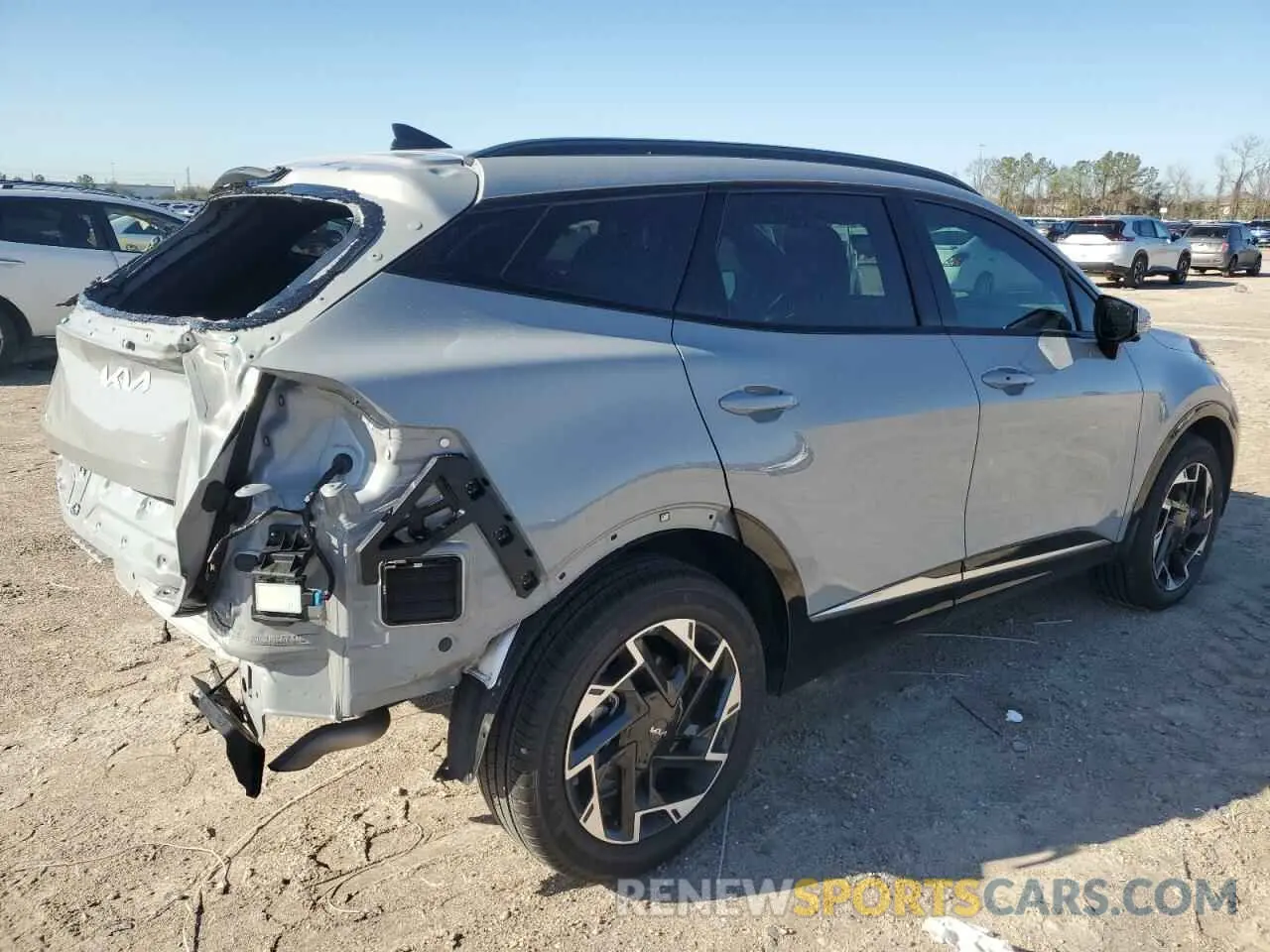 3 fotografías del automóvil dañado 5XYK5CDFXSG256282 KIA SPORTAGE 2025