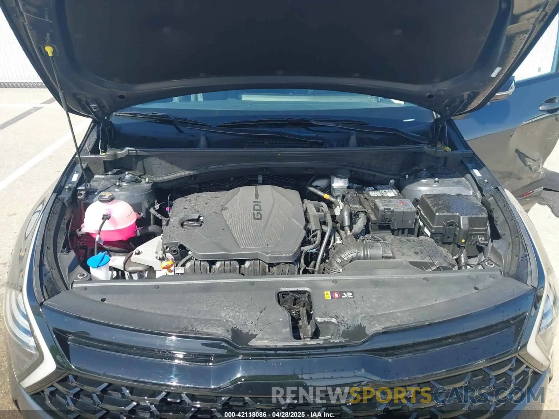 10 fotografías del automóvil dañado 5XYK6CDF3SG236386 KIA SPORTAGE 2025