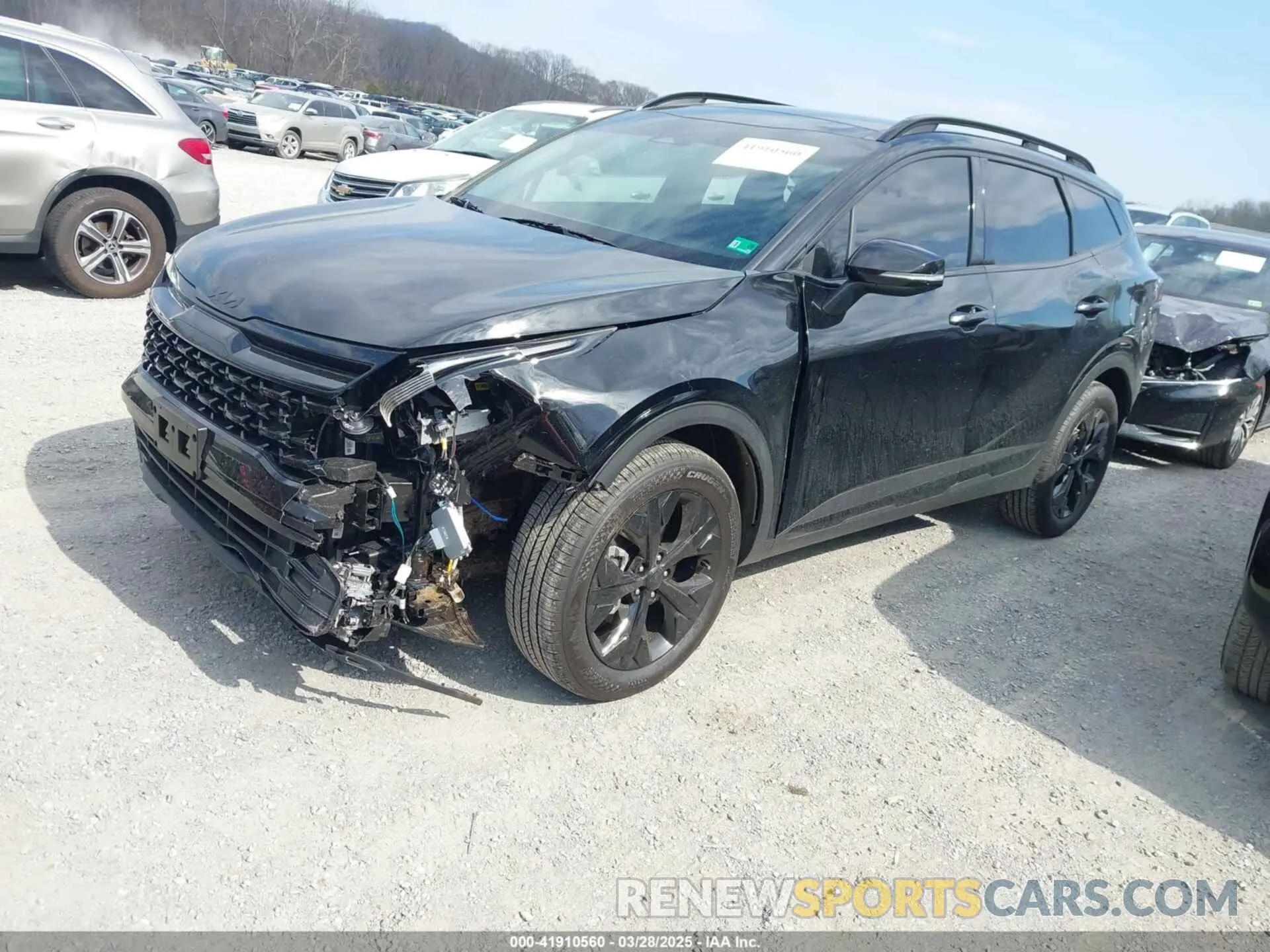 2 fotografías del automóvil dañado 5XYK6CDF3SG293512 KIA SPORTAGE 2025