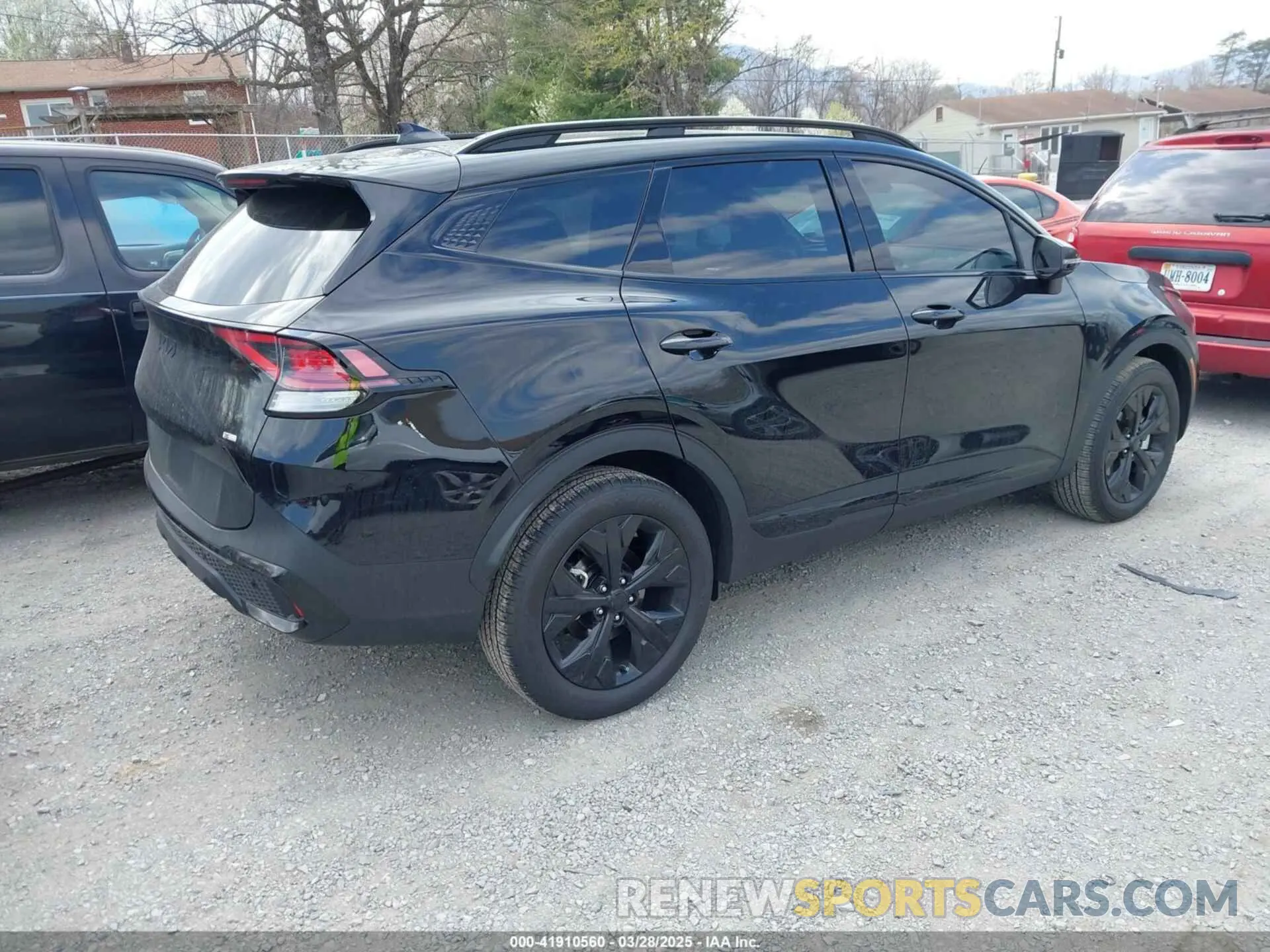 4 fotografías del automóvil dañado 5XYK6CDF3SG293512 KIA SPORTAGE 2025
