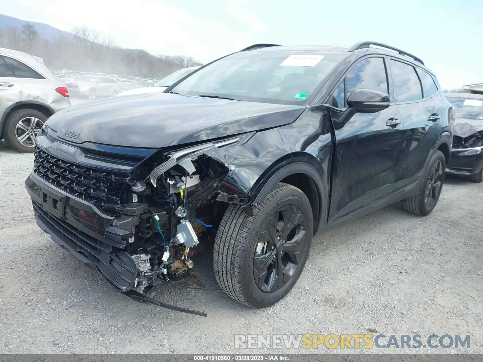 6 fotografías del automóvil dañado 5XYK6CDF3SG293512 KIA SPORTAGE 2025