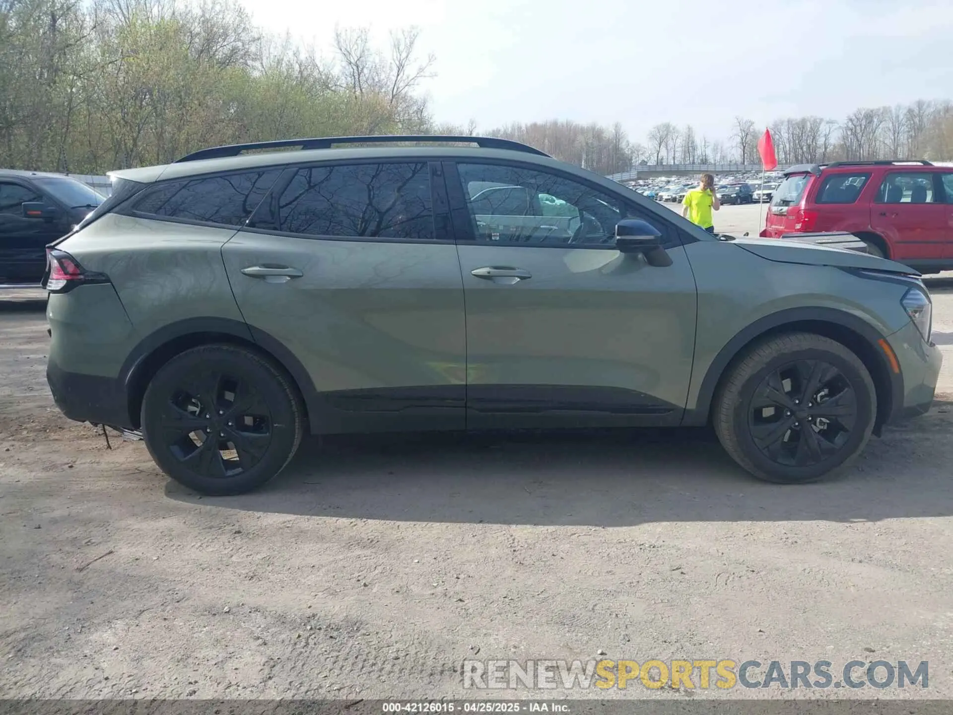 13 fotografías del automóvil dañado 5XYK6CDF6SG278633 KIA SPORTAGE 2025