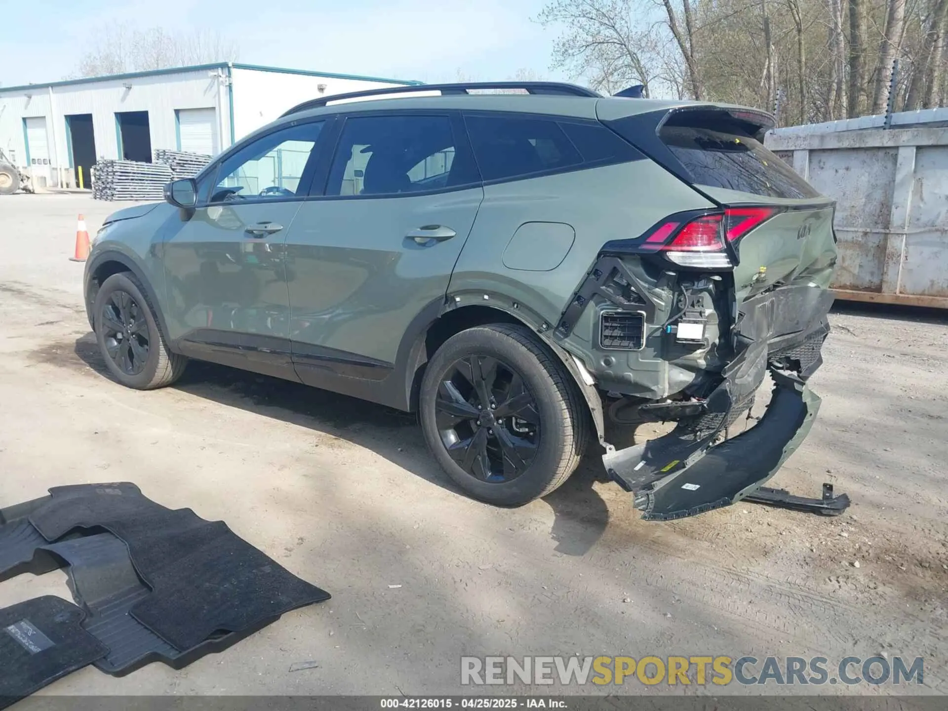 3 fotografías del automóvil dañado 5XYK6CDF6SG278633 KIA SPORTAGE 2025