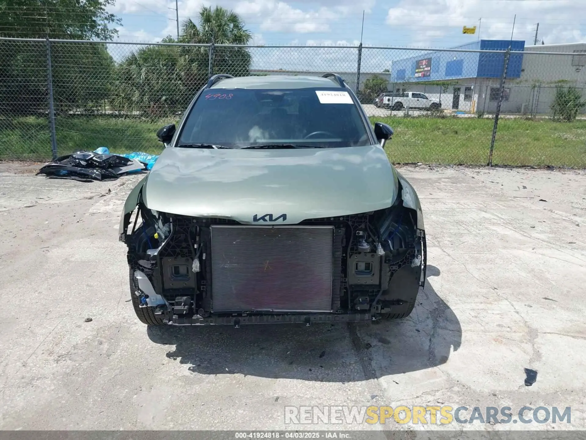 13 fotografías del automóvil dañado 5XYK6CDF9SG247327 KIA SPORTAGE 2025