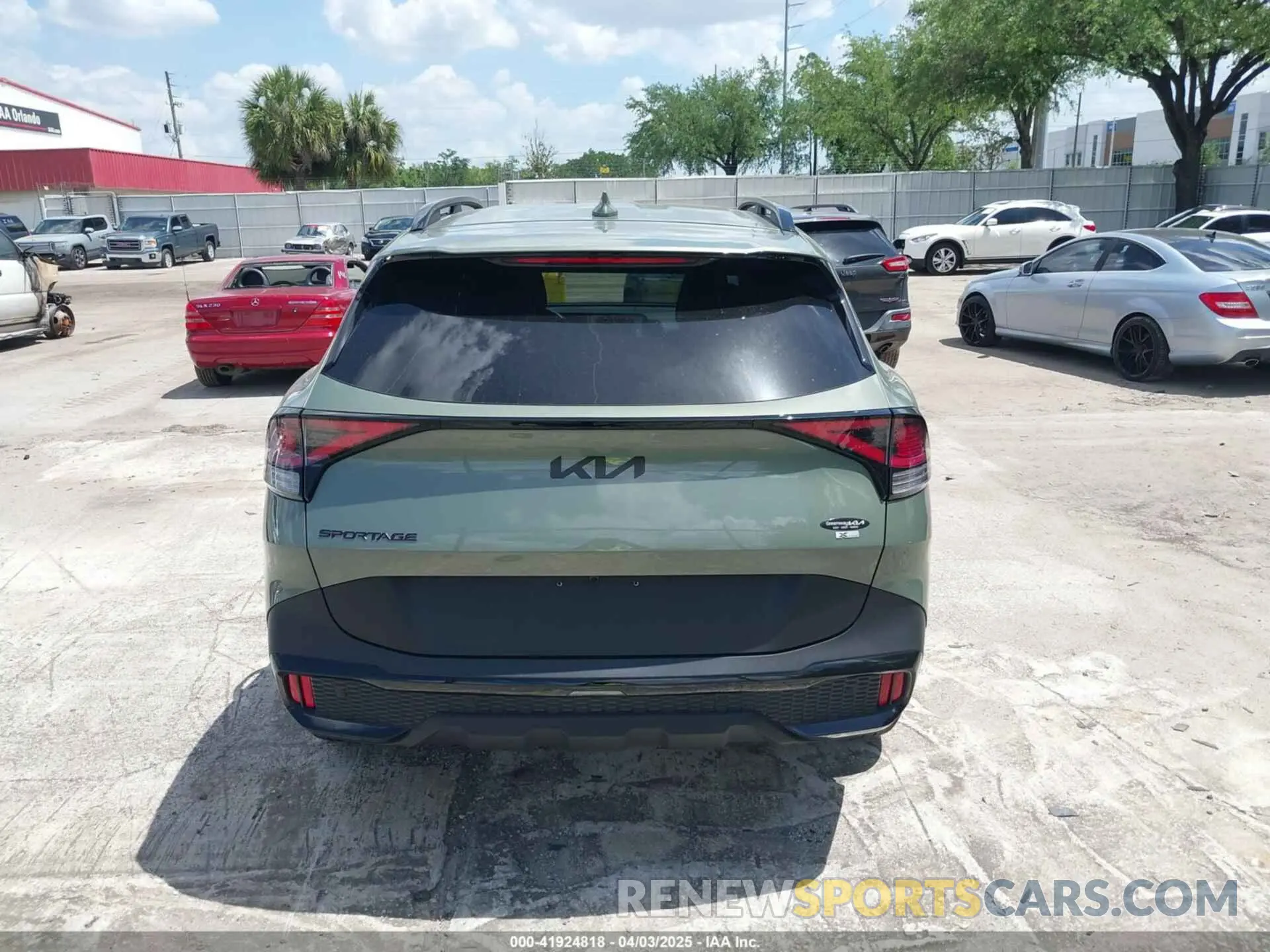 17 fotografías del automóvil dañado 5XYK6CDF9SG247327 KIA SPORTAGE 2025