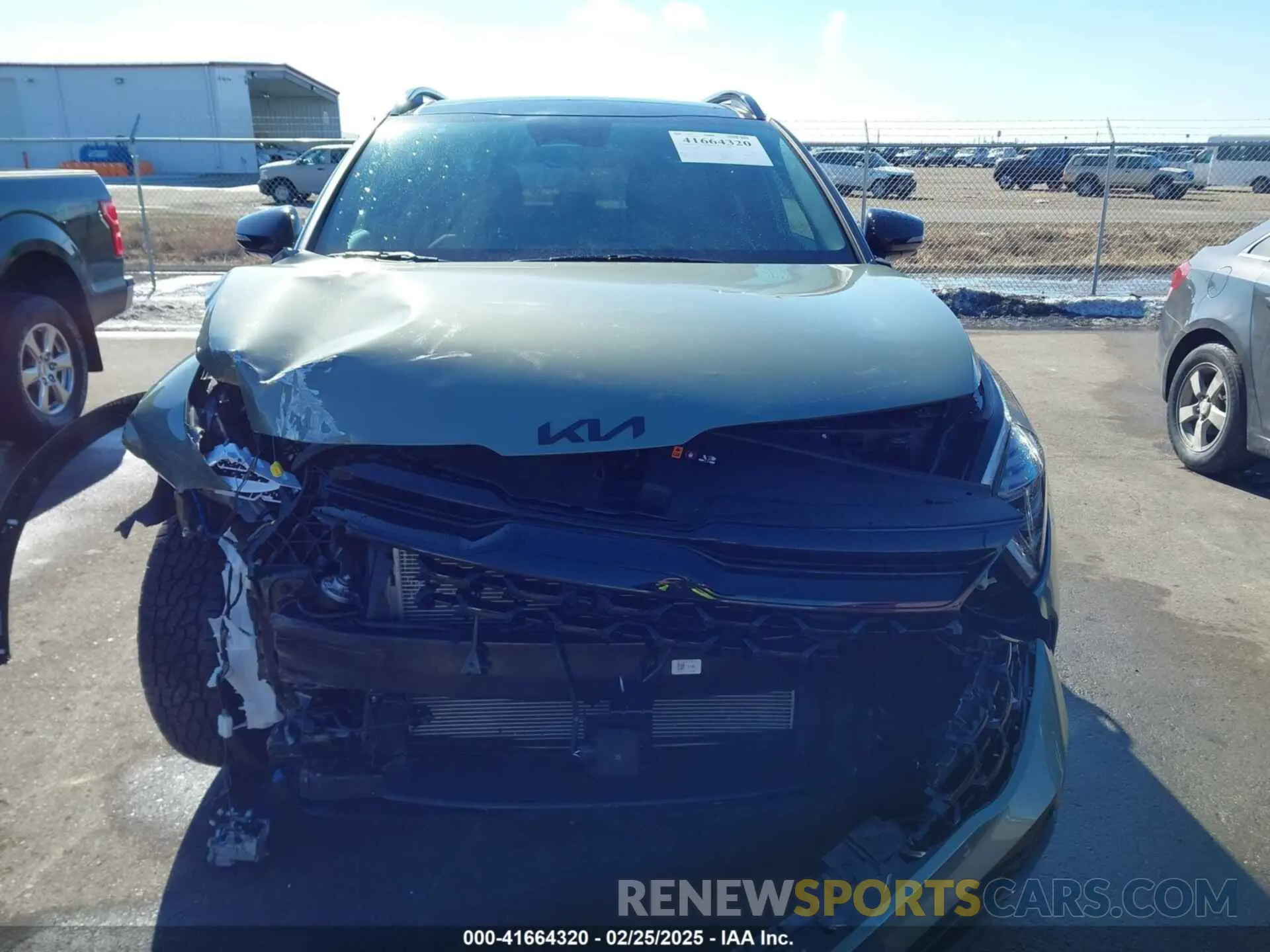 12 fotografías del automóvil dañado 5XYK7CDF9SG271284 KIA SPORTAGE 2025