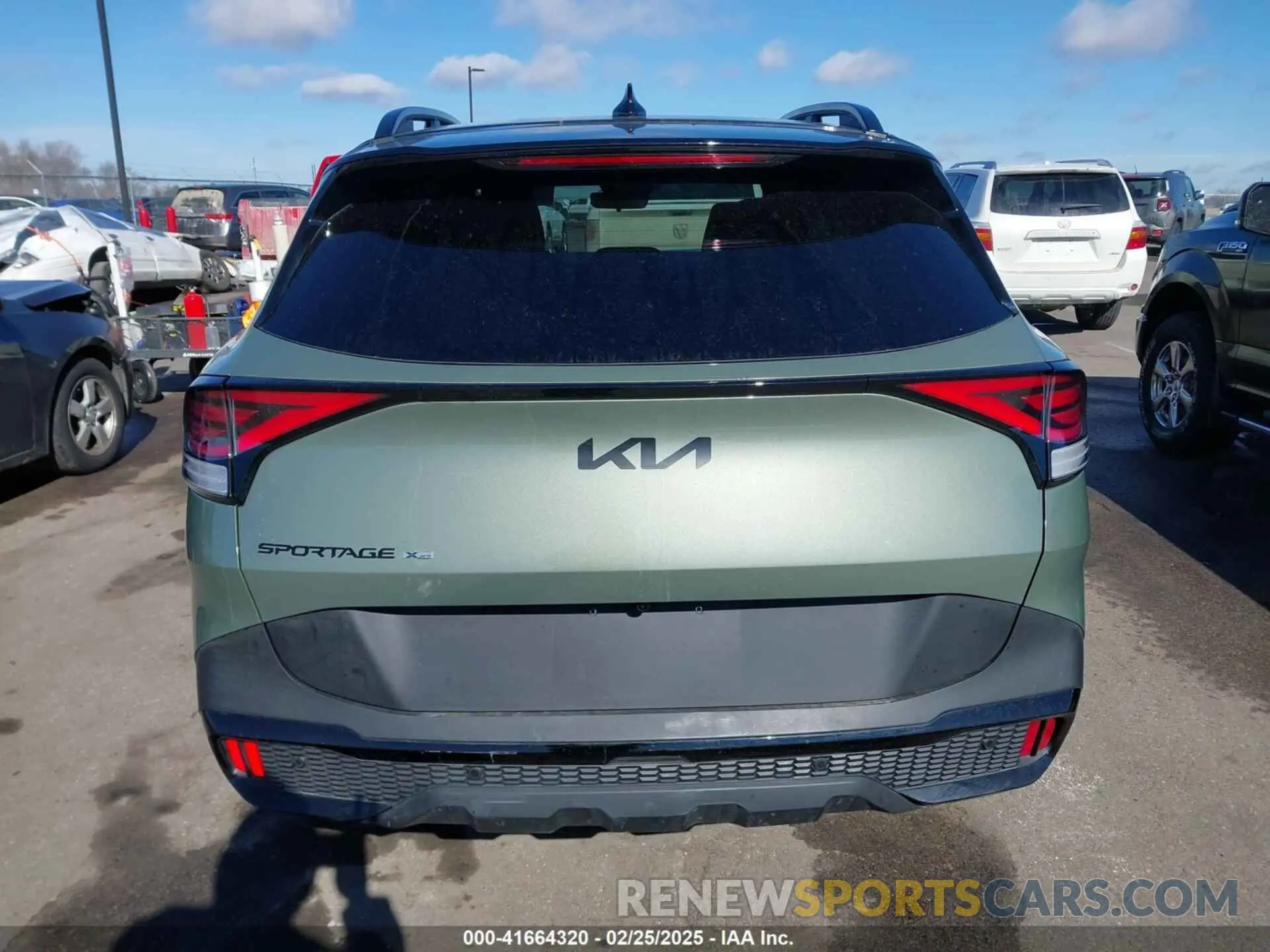 16 fotografías del automóvil dañado 5XYK7CDF9SG271284 KIA SPORTAGE 2025