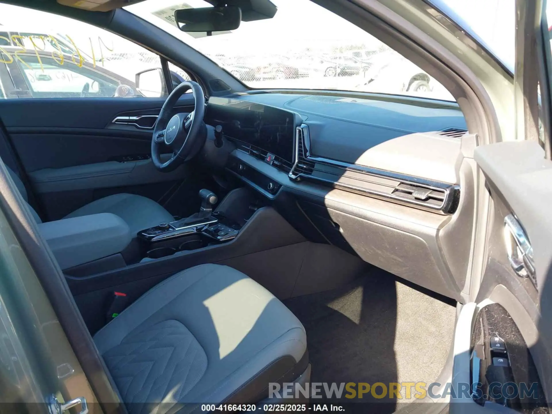 5 fotografías del automóvil dañado 5XYK7CDF9SG271284 KIA SPORTAGE 2025