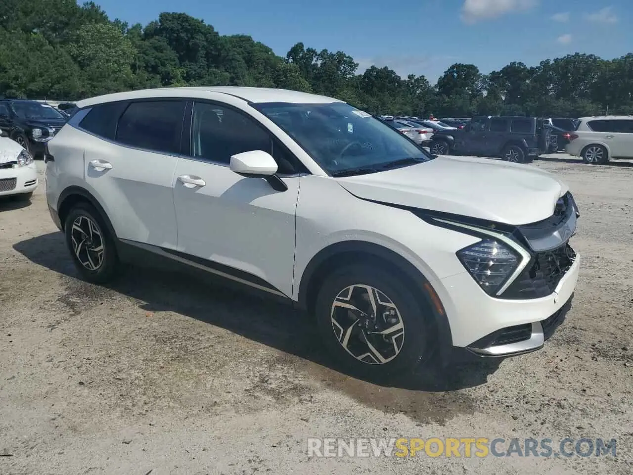 4 fotografías del automóvil dañado KNDPU3DF1S7345437 KIA SPORTAGE 2025
