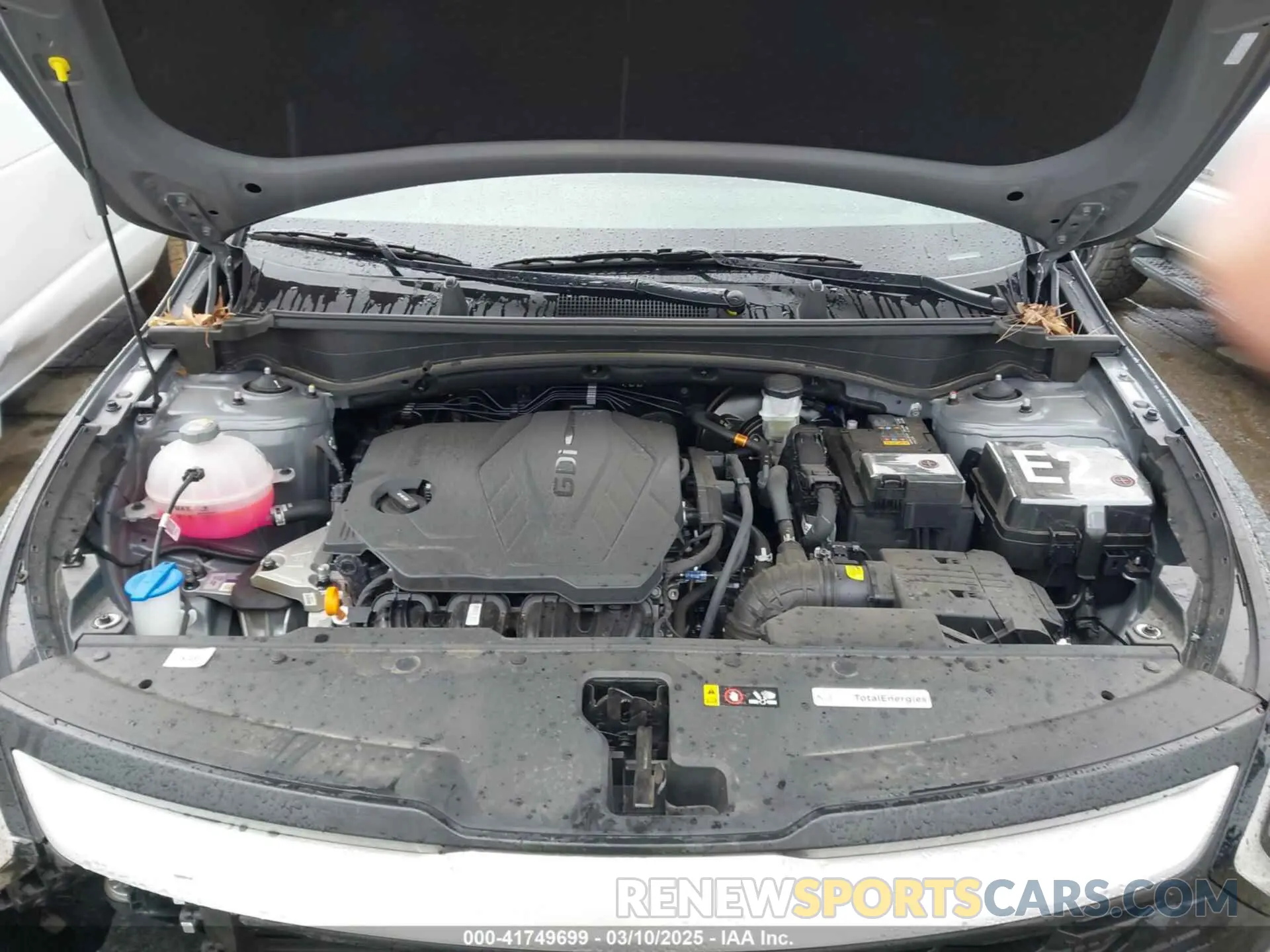 10 fotografías del automóvil dañado KNDPU3DF5S7343884 KIA SPORTAGE 2025