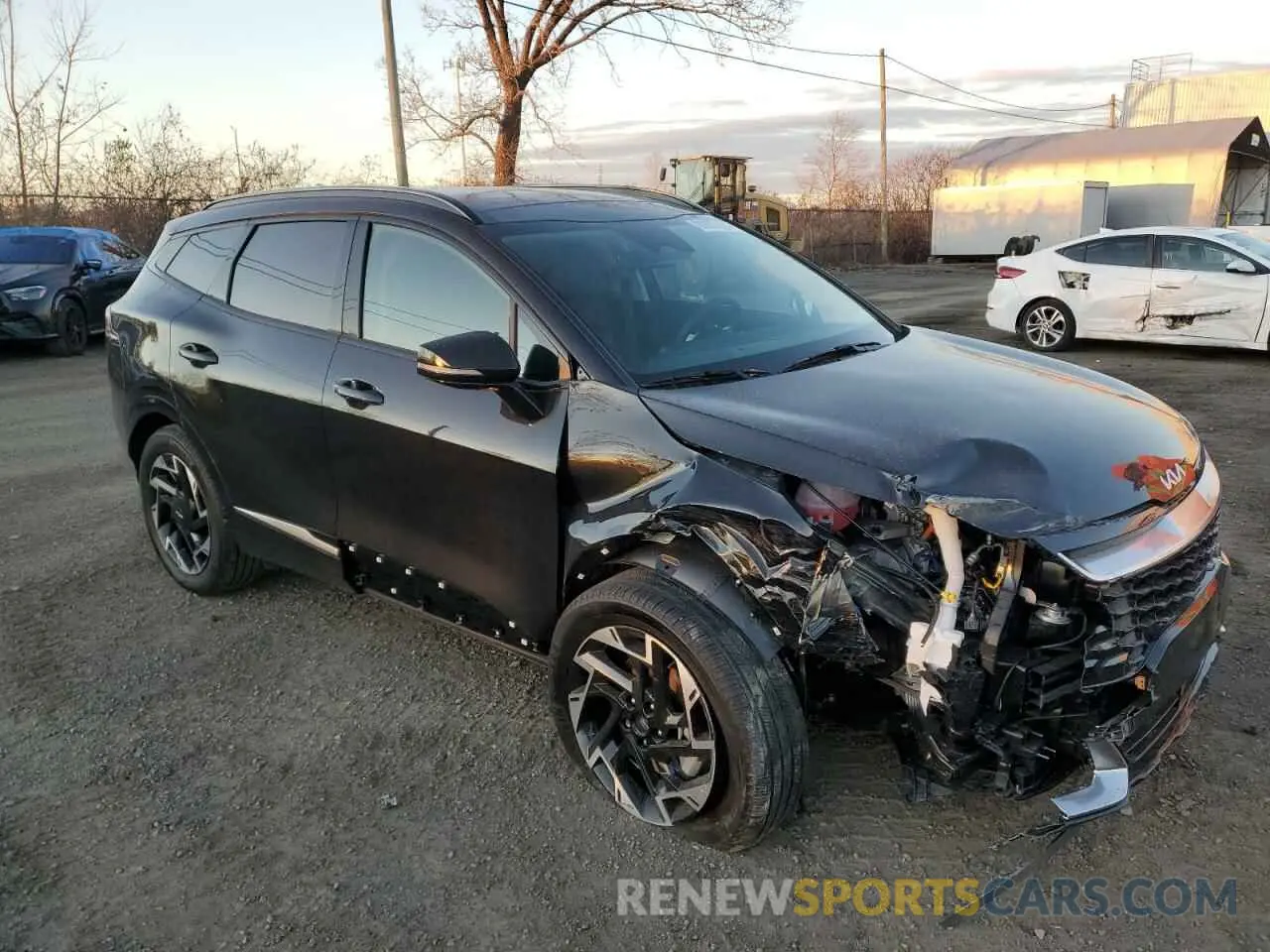 4 fotografías del automóvil dañado KNDPVCDFXS7339973 KIA SPORTAGE 2025
