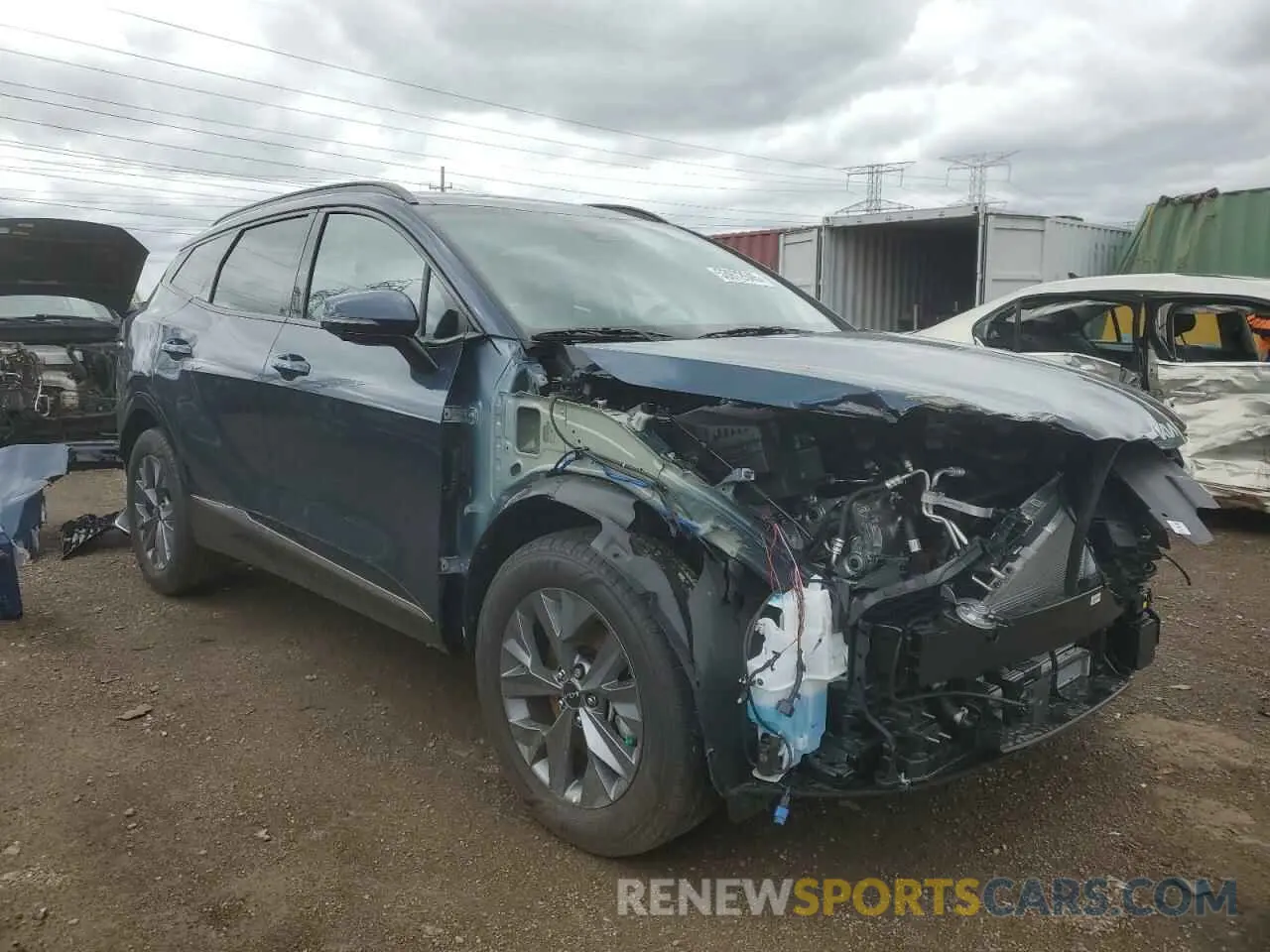 4 fotografías del automóvil dañado KNDPXCDG3S7200335 KIA SPORTAGE 2025