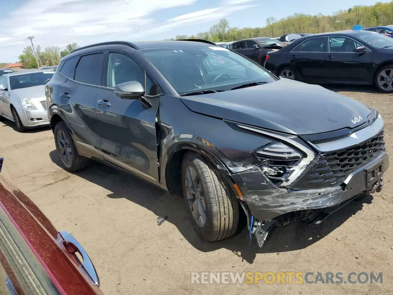 4 fotografías del automóvil dañado KNDPXCDG5S7202961 KIA SPORTAGE 2025