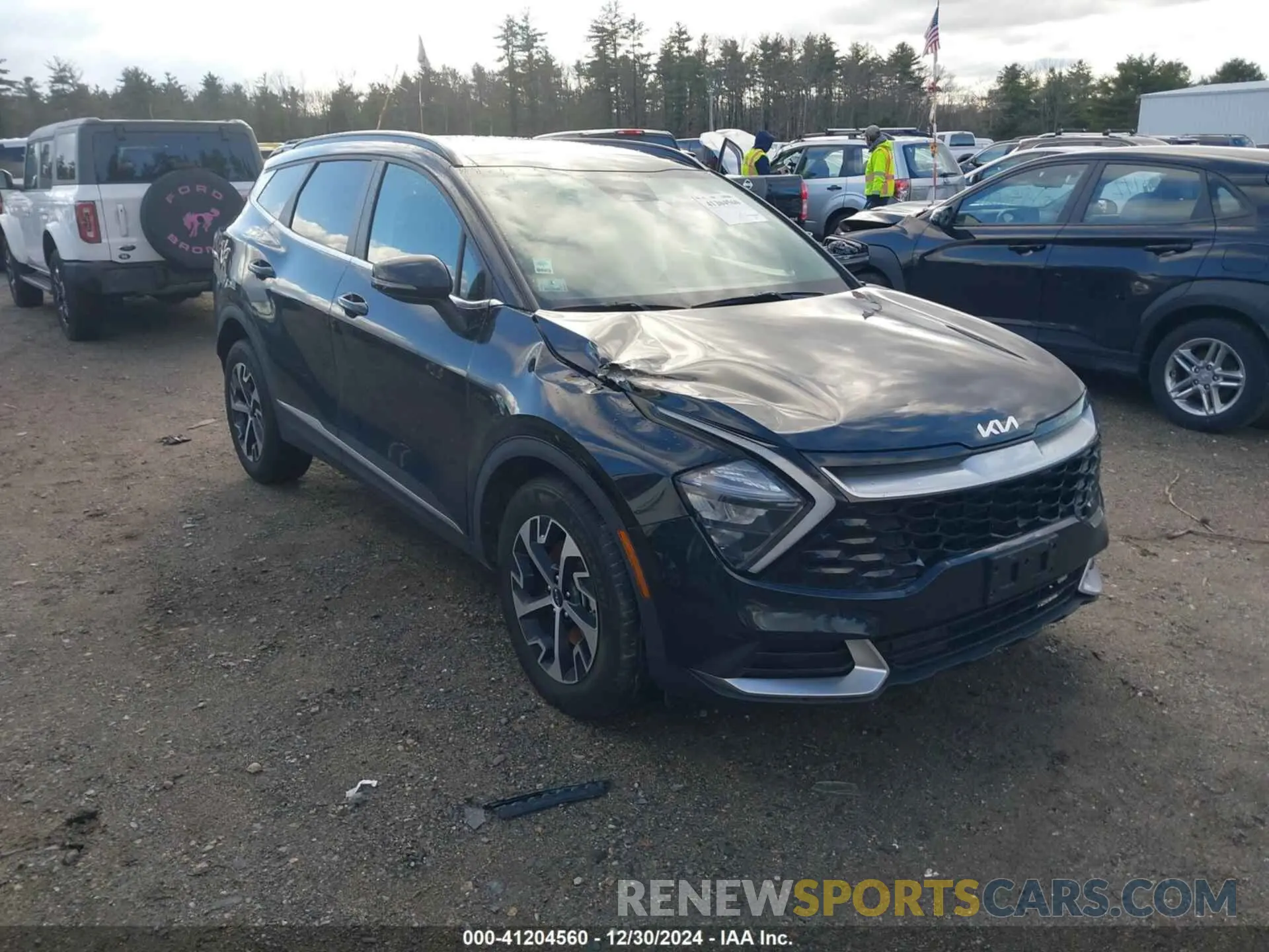 1 fotografías del automóvil dañado KNDPVCAG0P7056552 KIA SPORTAGE HYBRID 2023