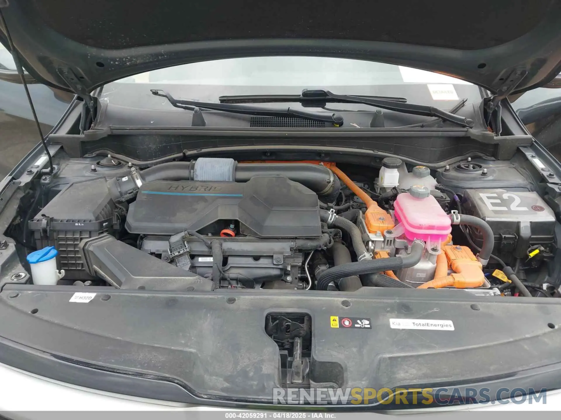 10 fotografías del automóvil dañado KNDPVCAG2P7046184 KIA SPORTAGE HYBRID 2023