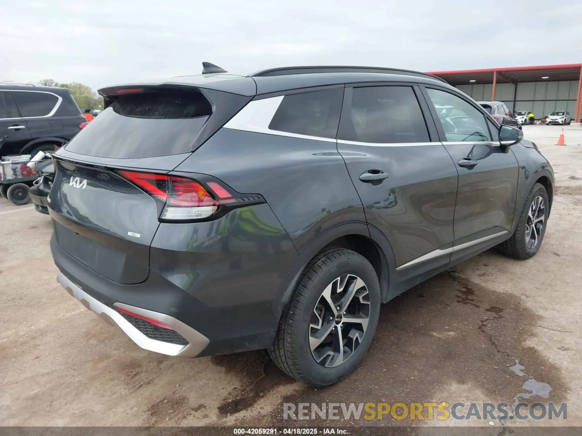 4 fotografías del automóvil dañado KNDPVCAG2P7046184 KIA SPORTAGE HYBRID 2023