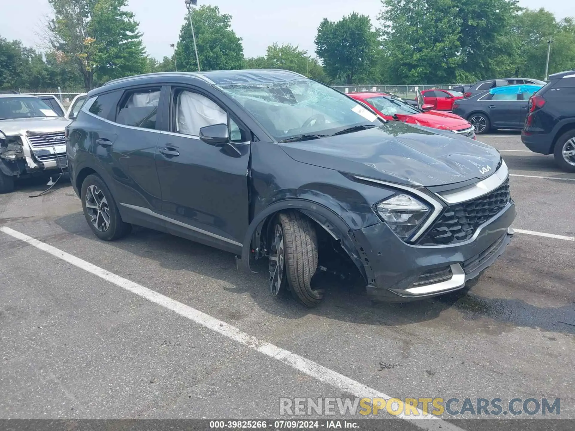 1 fotografías del automóvil dañado KNDPVCAG5P7018914 KIA SPORTAGE HYBRID 2023