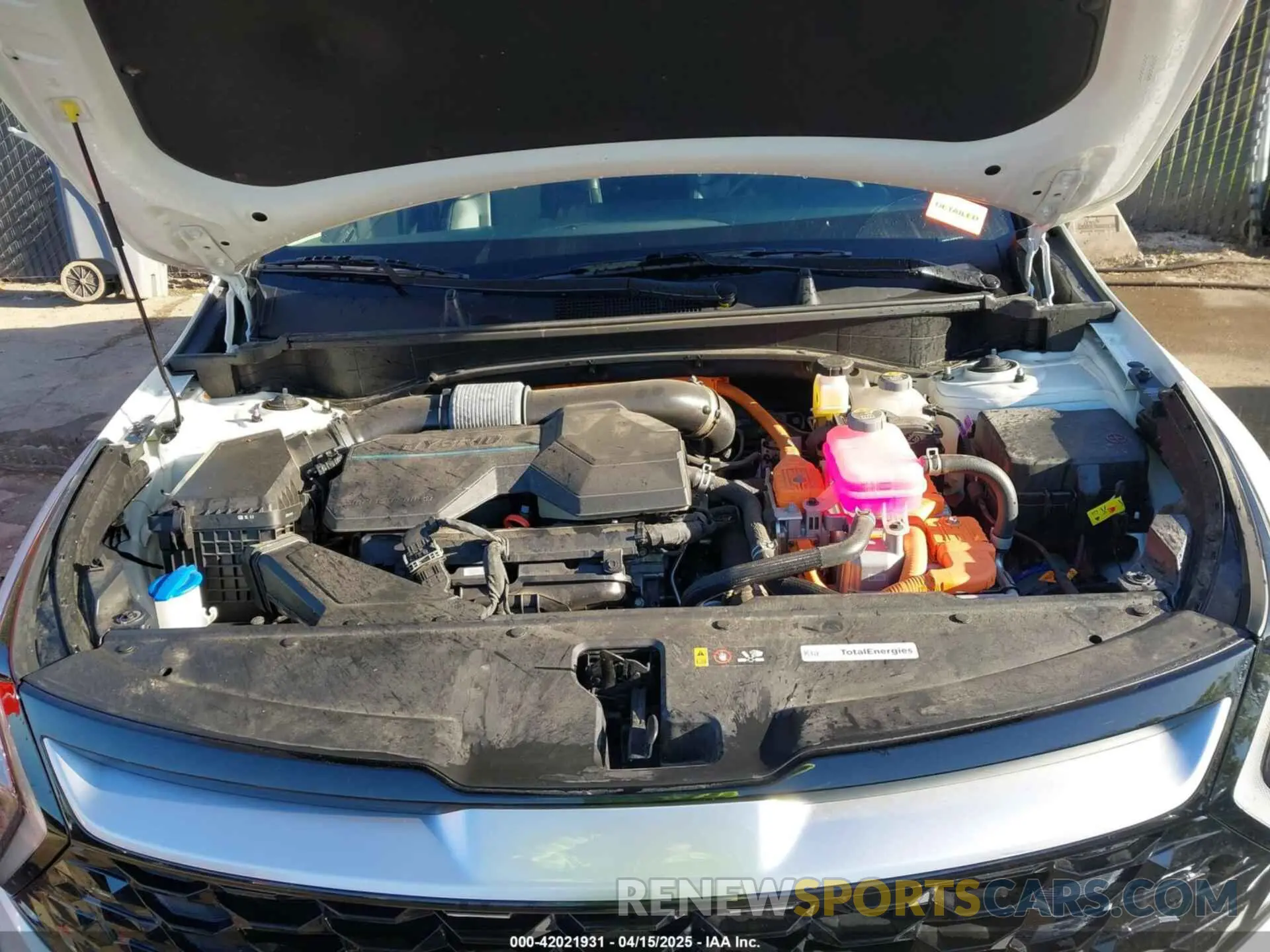 10 fotografías del automóvil dañado KNDPVCAG5P7077588 KIA SPORTAGE HYBRID 2023