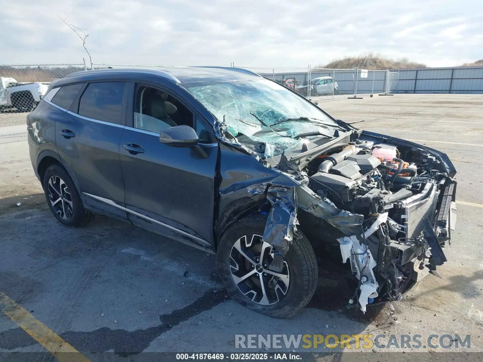 1 fotografías del automóvil dañado KNDPVCAG6P7086719 KIA SPORTAGE HYBRID 2023