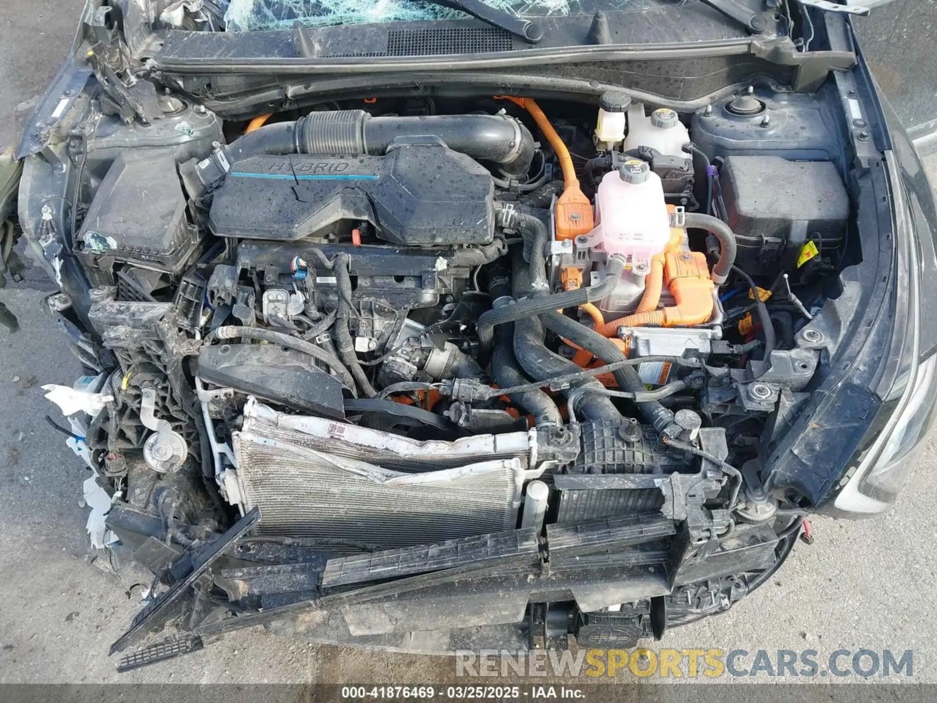 10 fotografías del automóvil dañado KNDPVCAG6P7086719 KIA SPORTAGE HYBRID 2023