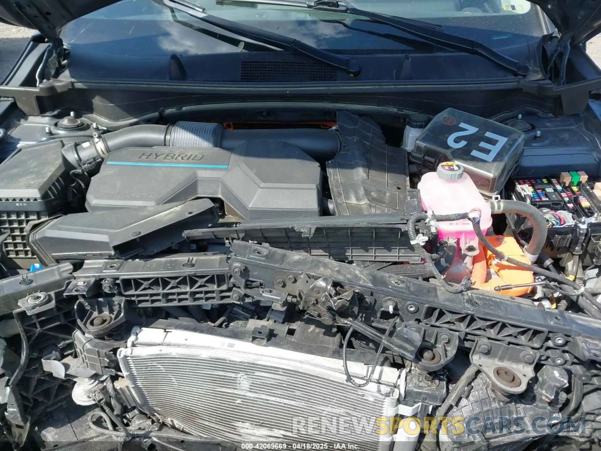 10 fotografías del automóvil dañado KNDPVCAG9P7019306 KIA SPORTAGE HYBRID 2023