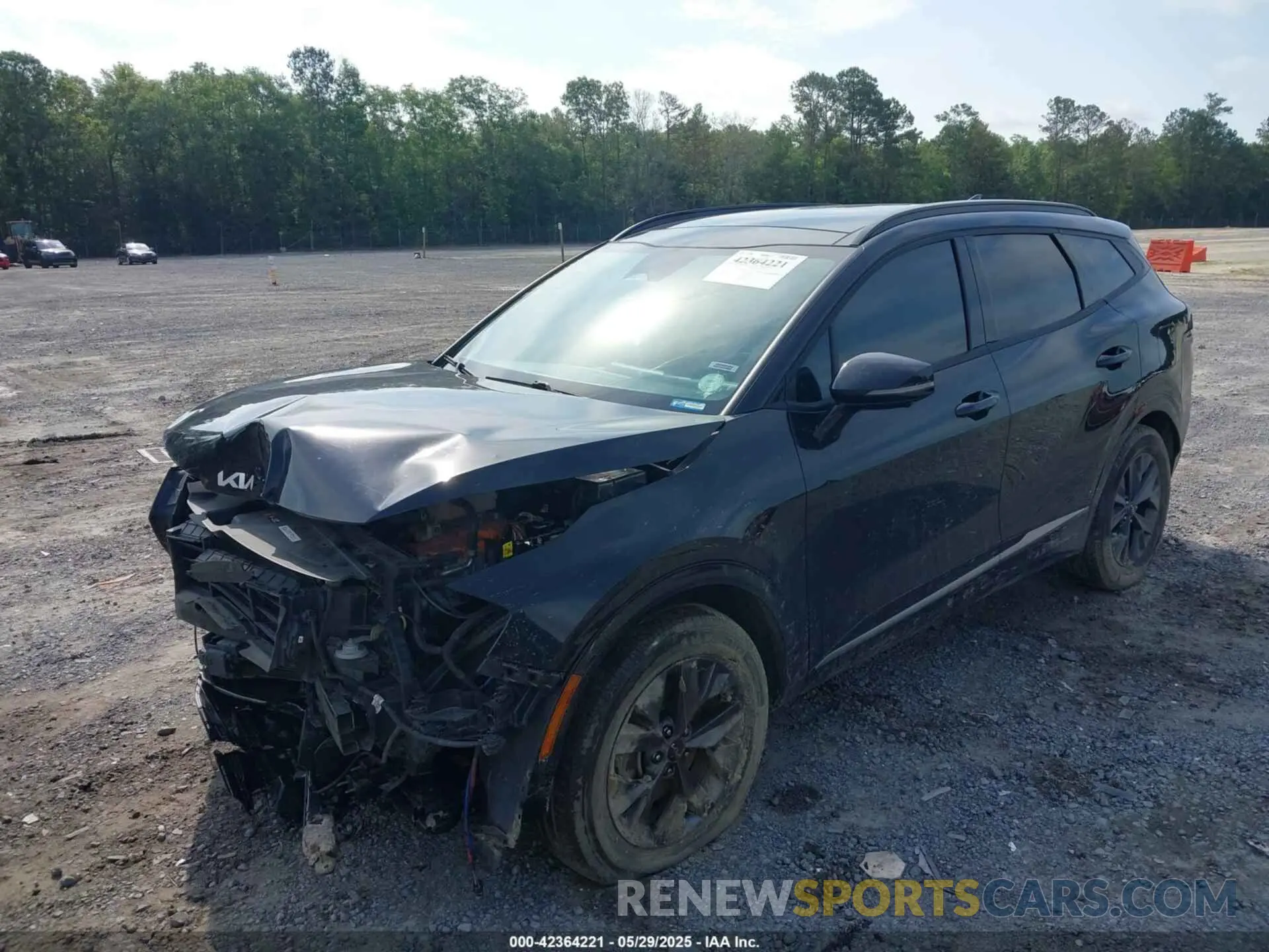 2 fotografías del automóvil dañado KNDPXCAG1P7020251 KIA SPORTAGE HYBRID 2023