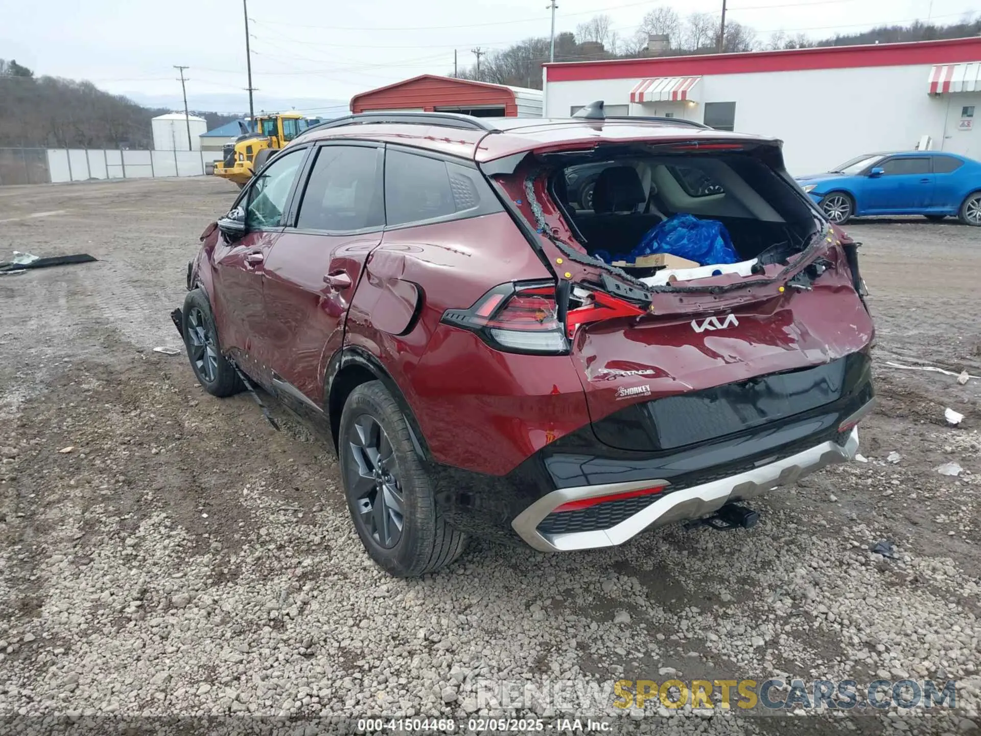 3 fotografías del automóvil dañado KNDPXCAG2P7032019 KIA SPORTAGE HYBRID 2023