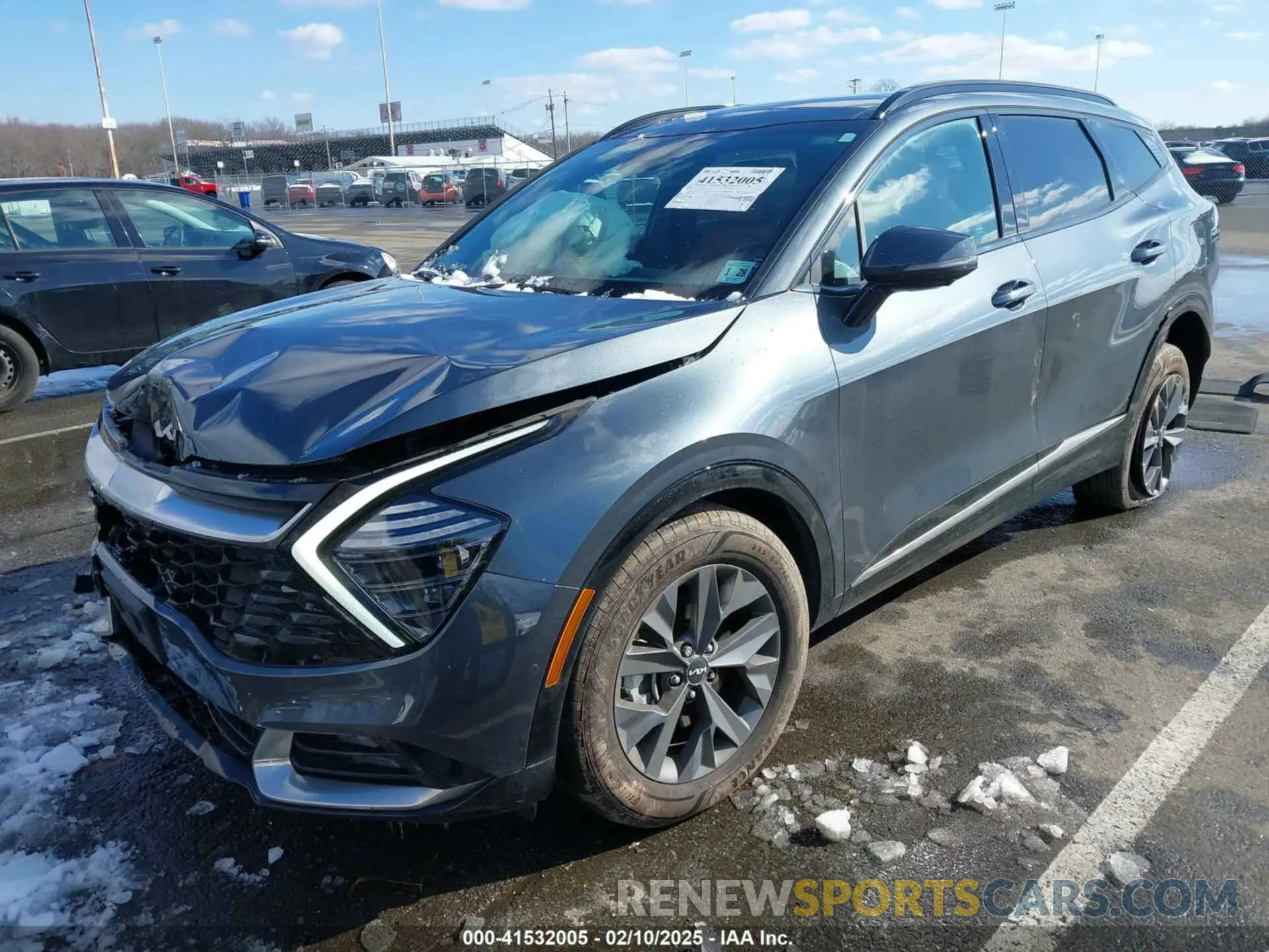 2 fotografías del automóvil dañado KNDPXCAG5P7038476 KIA SPORTAGE HYBRID 2023