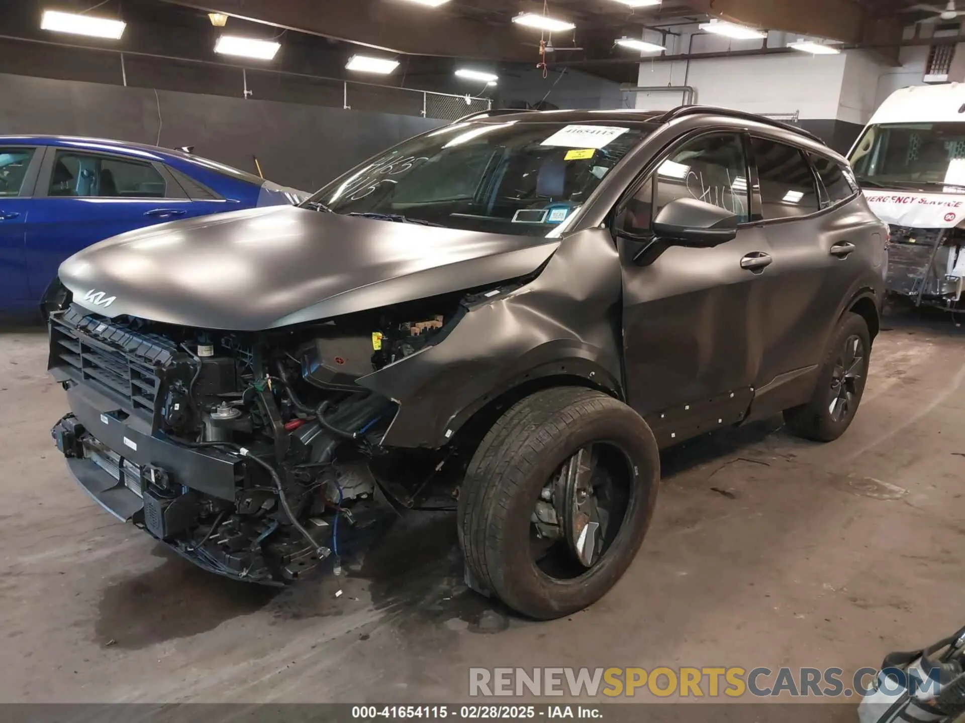 2 fotografías del automóvil dañado KNDPXCAG6P7067808 KIA SPORTAGE HYBRID 2023