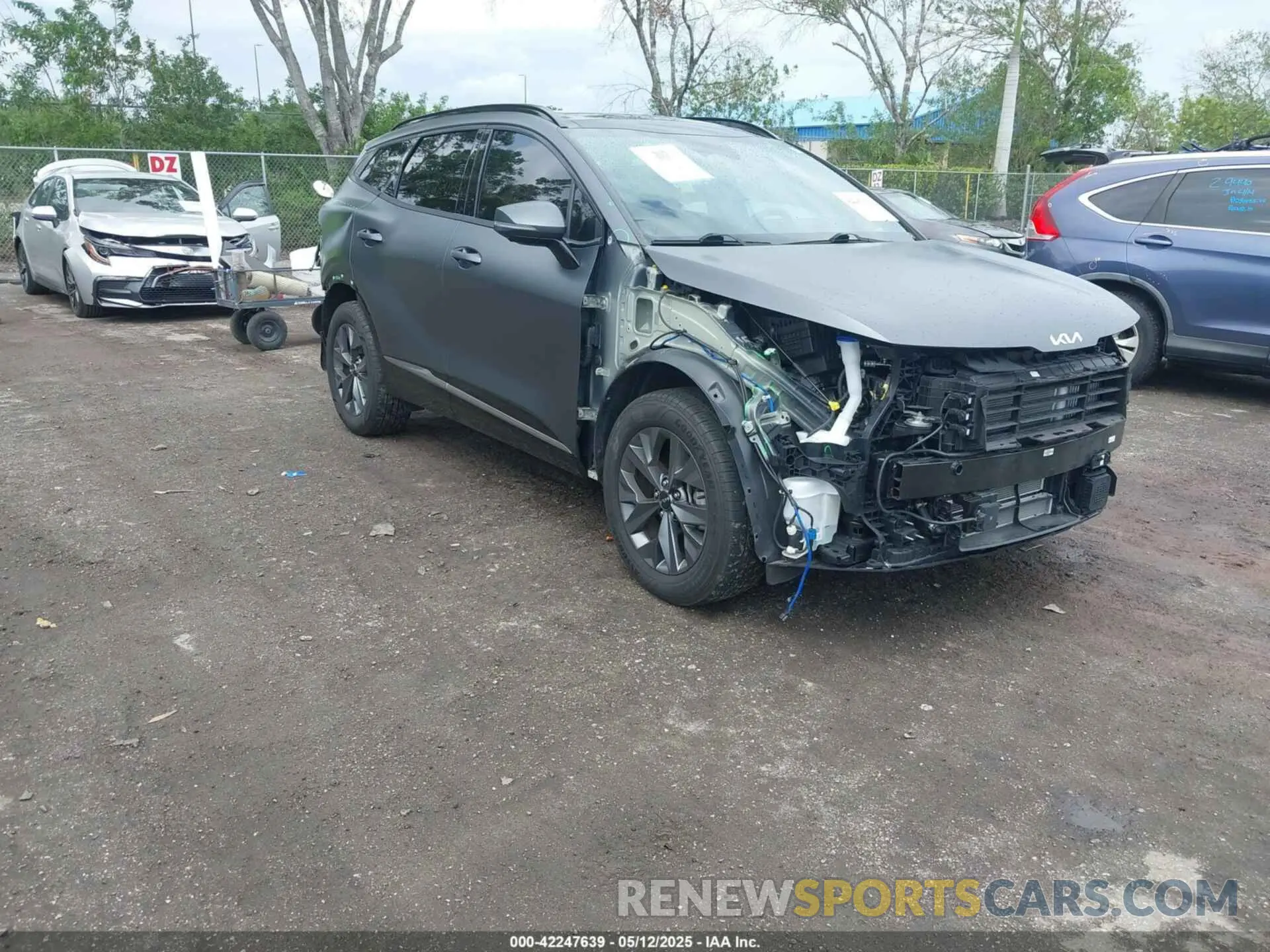 1 fotografías del automóvil dañado KNDPXCAG7P7071365 KIA SPORTAGE HYBRID 2023