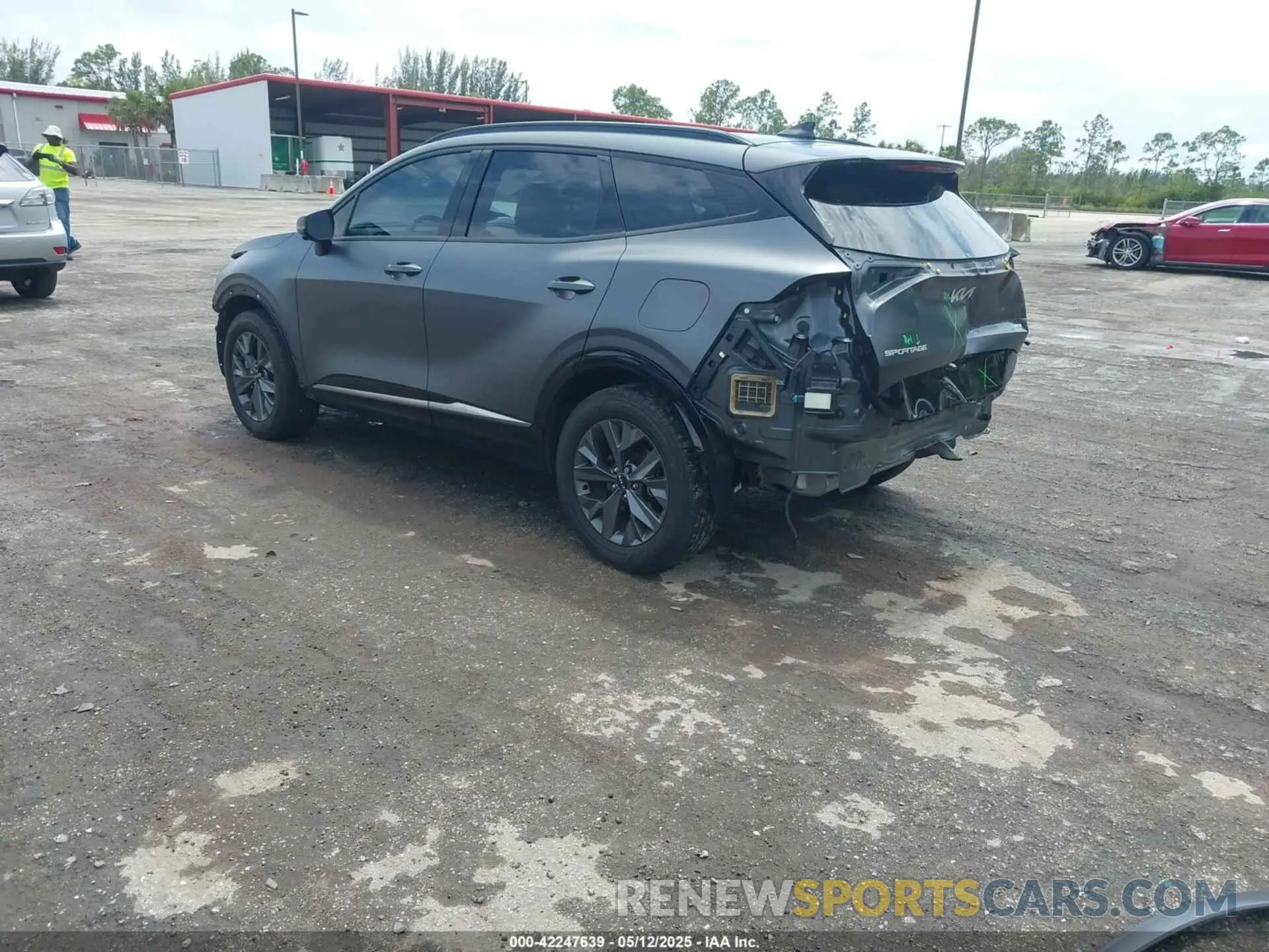3 fotografías del automóvil dañado KNDPXCAG7P7071365 KIA SPORTAGE HYBRID 2023