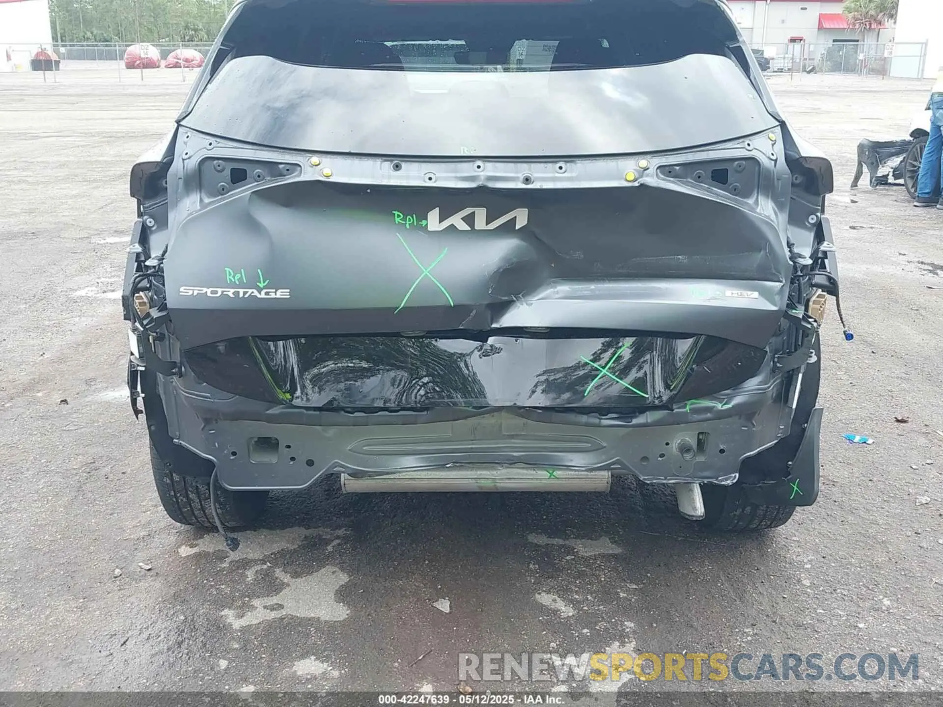 6 fotografías del automóvil dañado KNDPXCAG7P7071365 KIA SPORTAGE HYBRID 2023