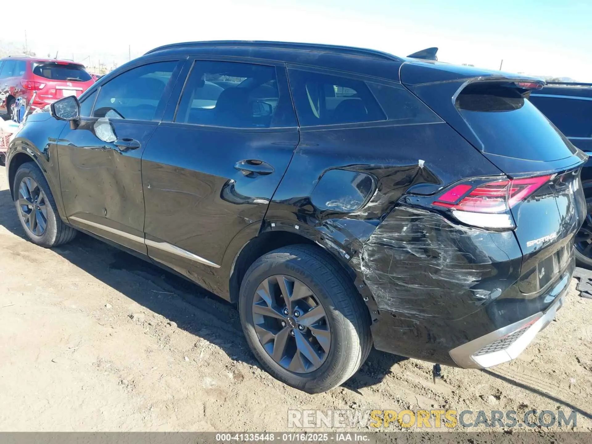 3 fotografías del automóvil dañado KNDPXCAGXP7035895 KIA SPORTAGE HYBRID 2023
