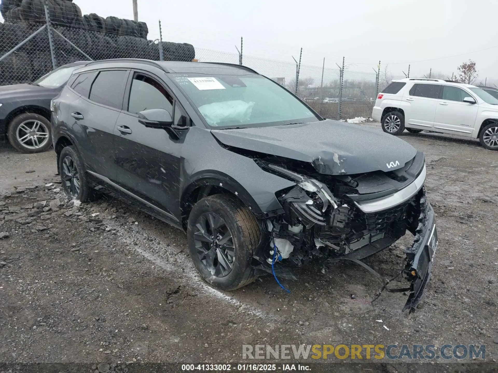 1 fotografías del automóvil dañado KNDPXCDG0R7160600 KIA SPORTAGE HYBRID 2024