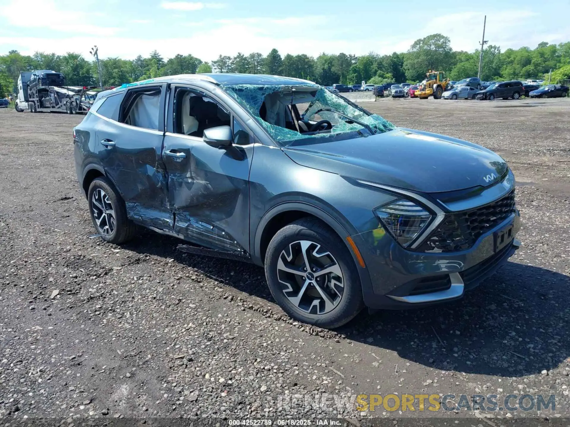 1 fotografías del automóvil dañado KNDPVCDG1S7186697 KIA SPORTAGE HYBRID 2025
