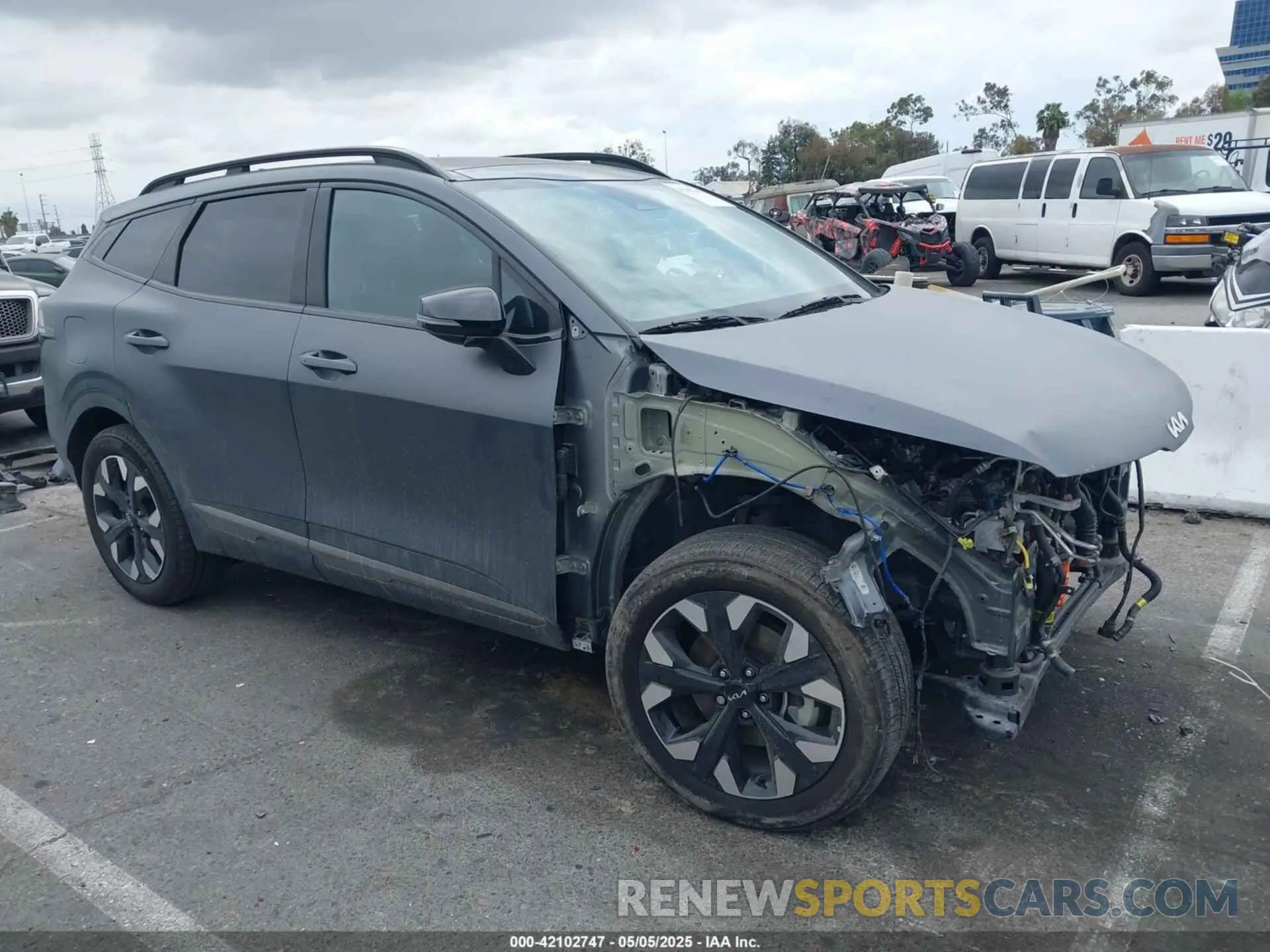 1 fotografías del automóvil dañado KNDPYDAH1P7084060 KIA SPORTAGE PLUG-IN HYBRID 2023