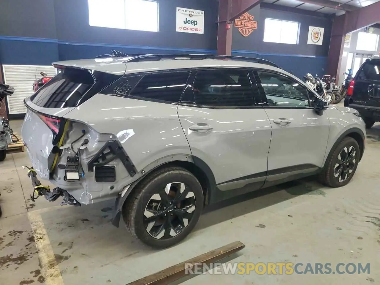 3 fotografías del automóvil dañado 5XYK6CAF1PG082451 KIA SPORTAGE X 2023