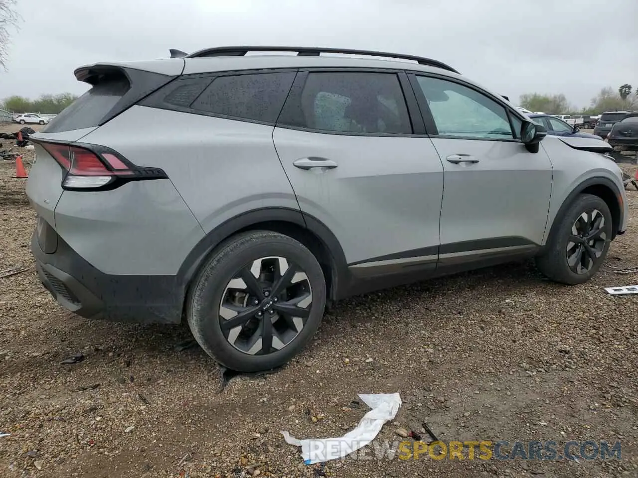 3 fotografías del automóvil dañado 5XYK6CAF1PG097659 KIA SPORTAGE X 2023
