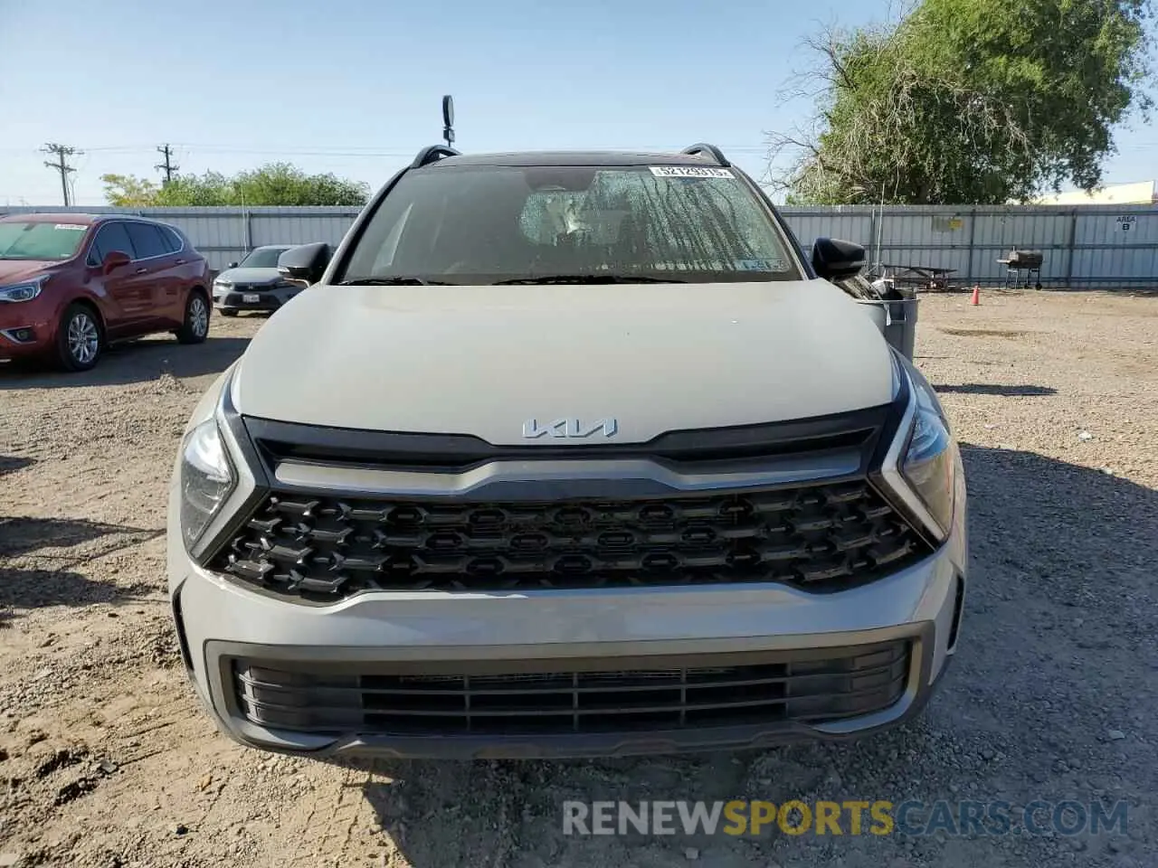 5 fotografías del automóvil dañado 5XYK6CAF1PG110233 KIA SPORTAGE X 2023