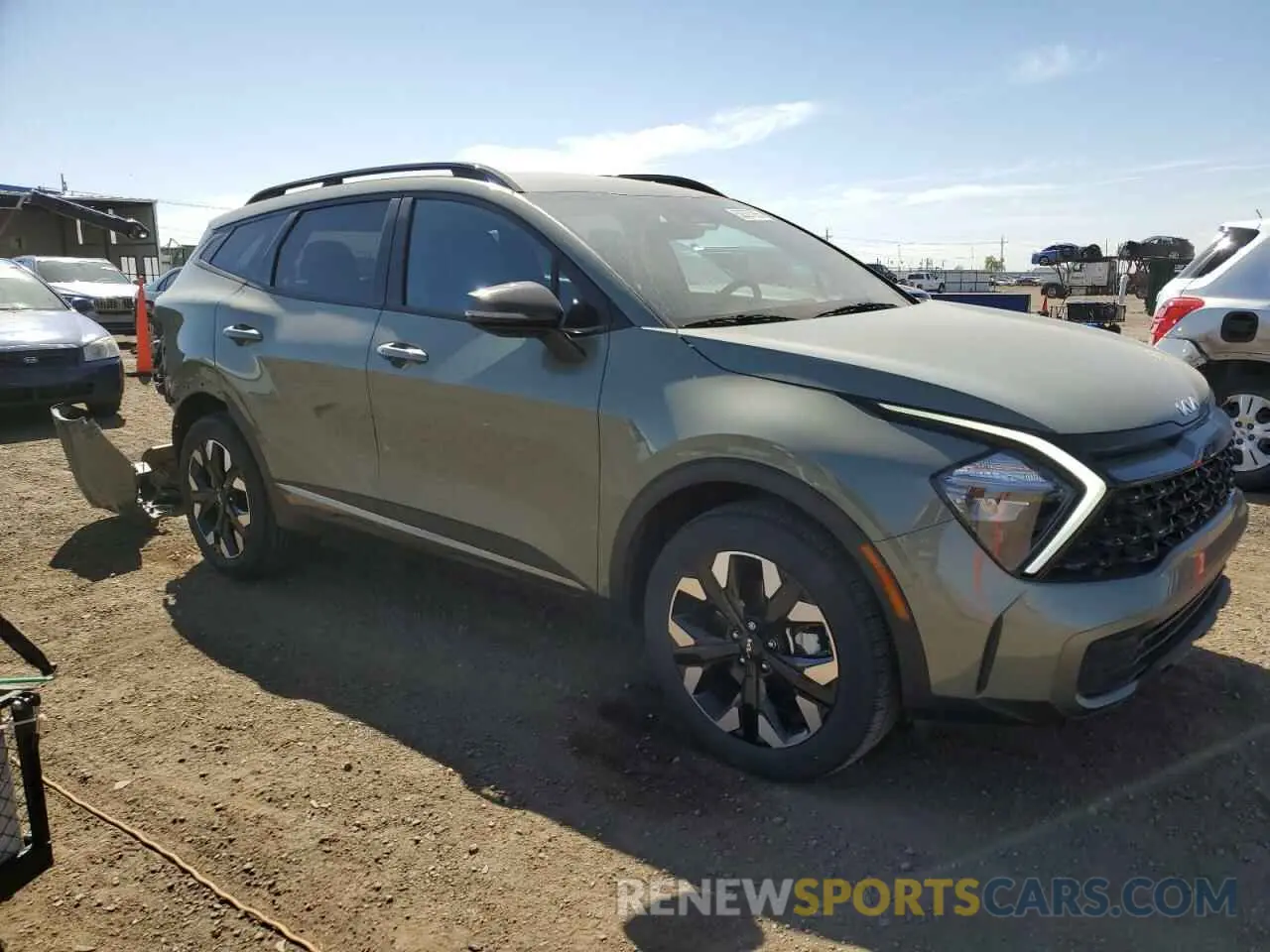 4 fotografías del automóvil dañado 5XYK6CAF3PG074402 KIA SPORTAGE X 2023