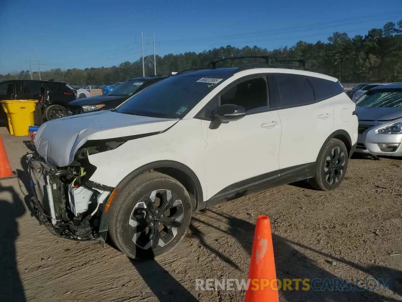1 fotografías del automóvil dañado 5XYK6CAF3PG133531 KIA SPORTAGE X 2023