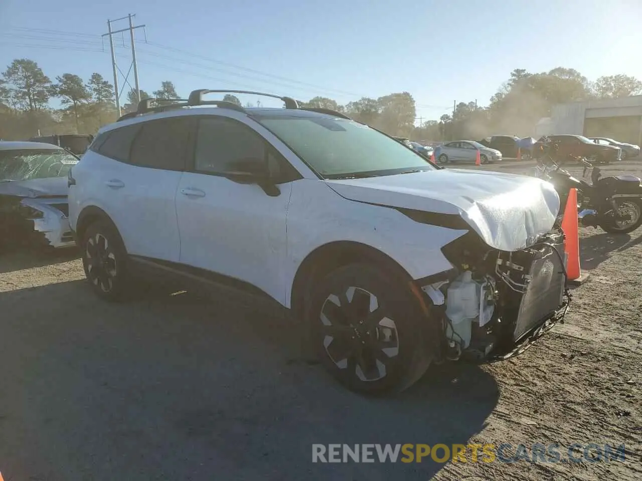 4 fotografías del automóvil dañado 5XYK6CAF3PG133531 KIA SPORTAGE X 2023