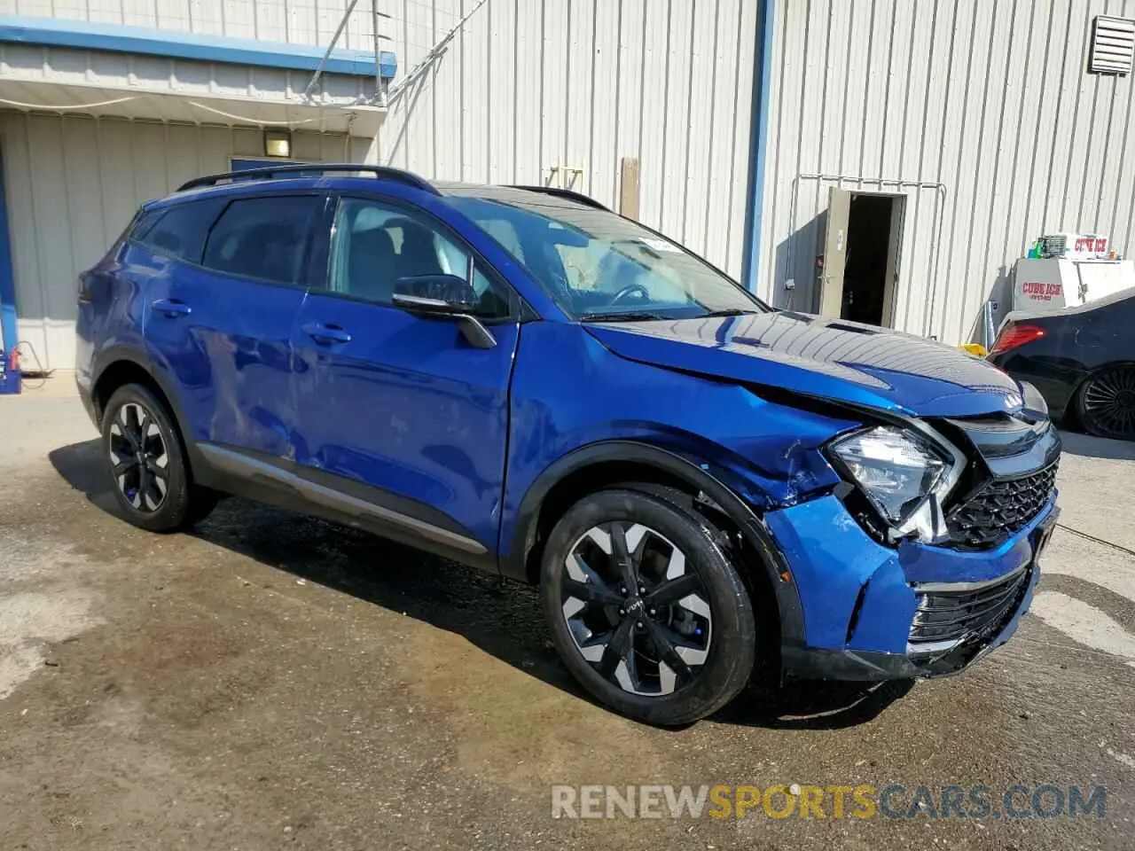 4 fotografías del automóvil dañado 5XYK6CAF4PG009980 KIA SPORTAGE X 2023