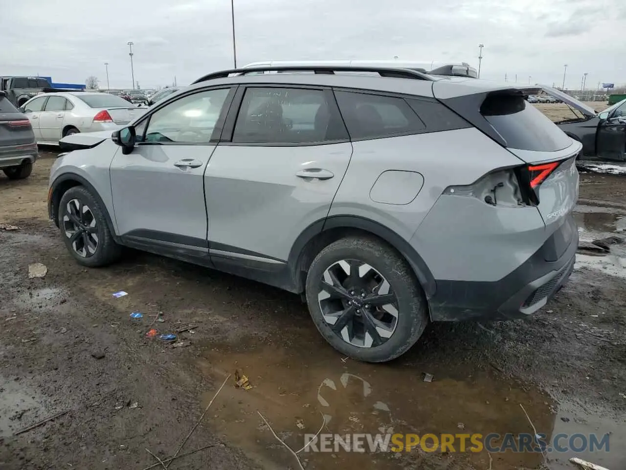 2 fotografías del automóvil dañado 5XYK6CAF5PG049453 KIA SPORTAGE X 2023