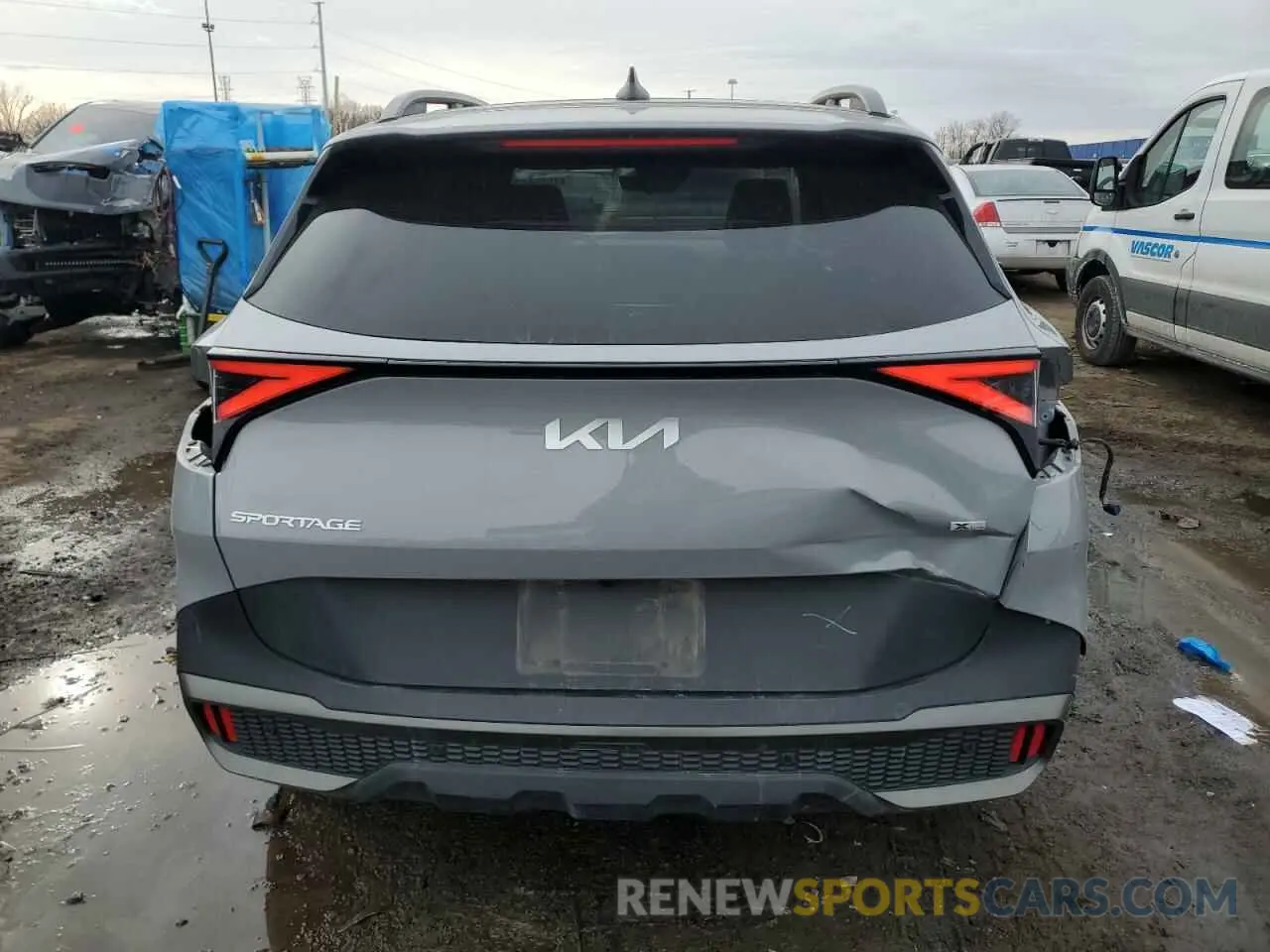 6 fotografías del automóvil dañado 5XYK6CAF5PG049453 KIA SPORTAGE X 2023