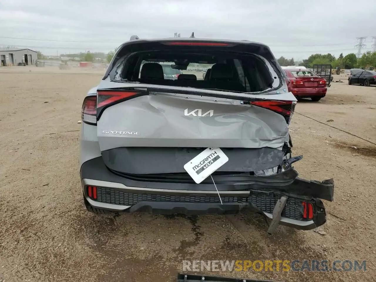 6 fotografías del automóvil dañado 5XYK6CAF6PG050708 KIA SPORTAGE X 2023