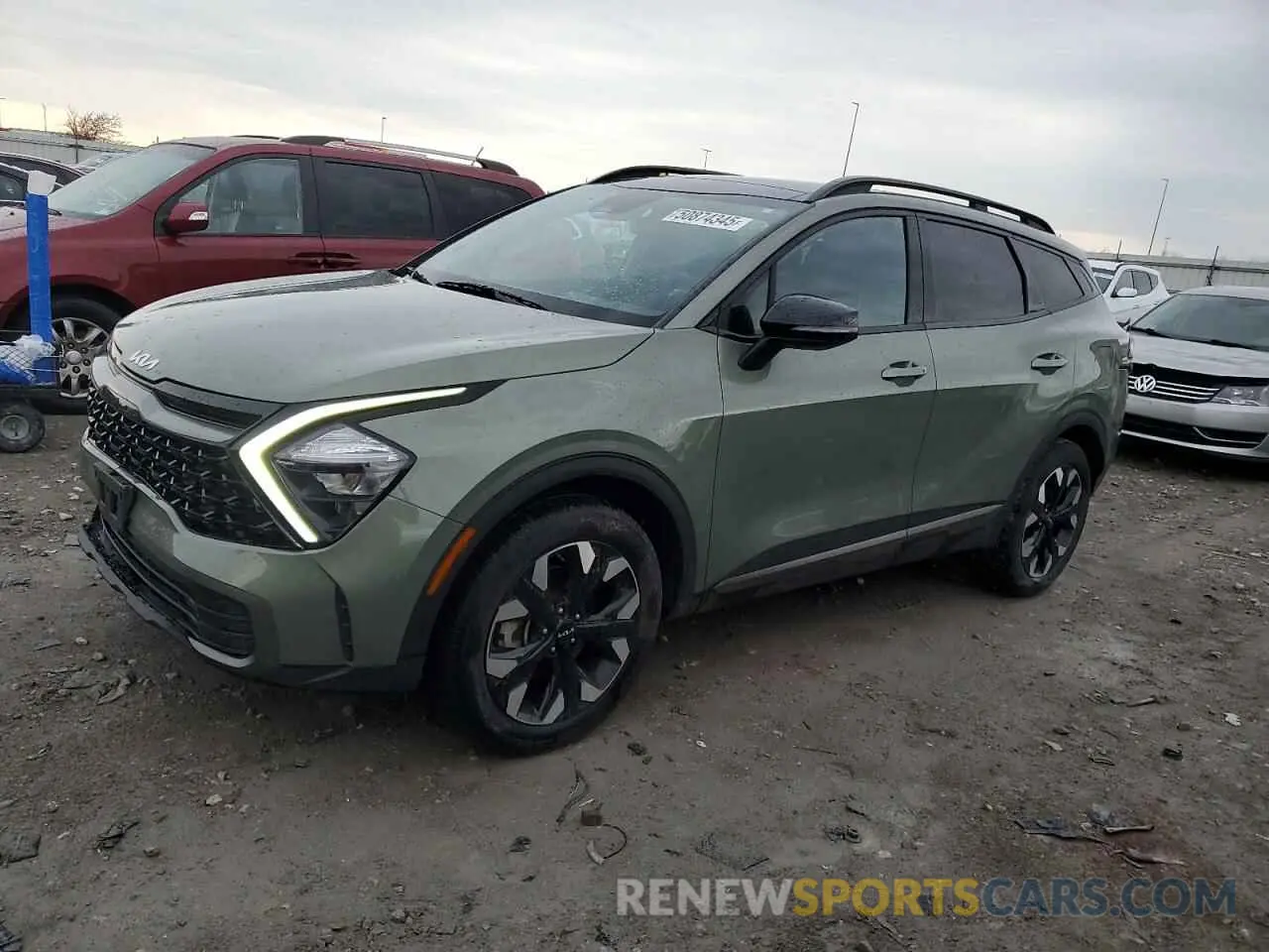 1 fotografías del automóvil dañado 5XYK6CAF6PG080601 KIA SPORTAGE X 2023